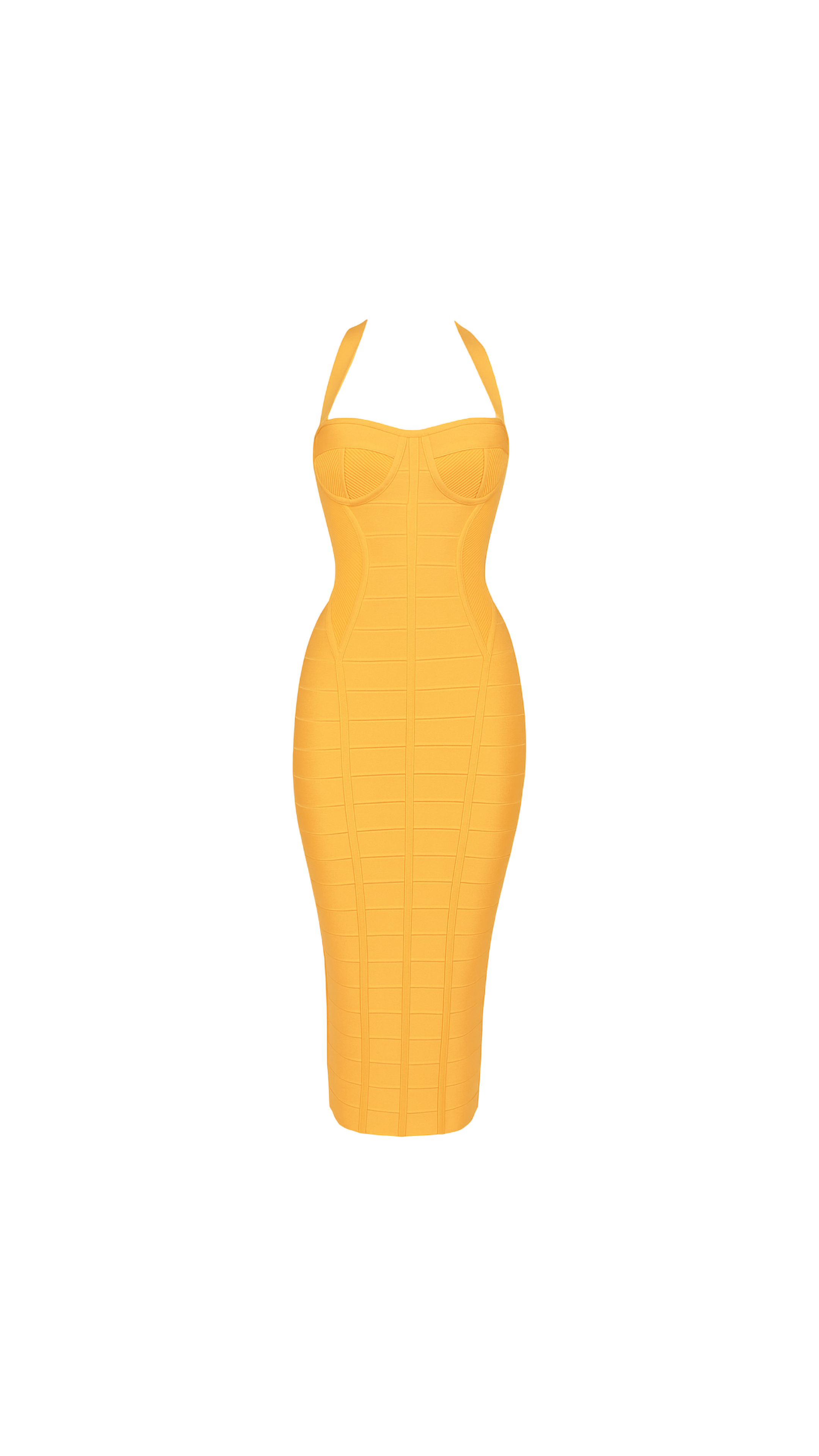 Sofia Midnight Blue Bandage Midi Dress - ICYBOO