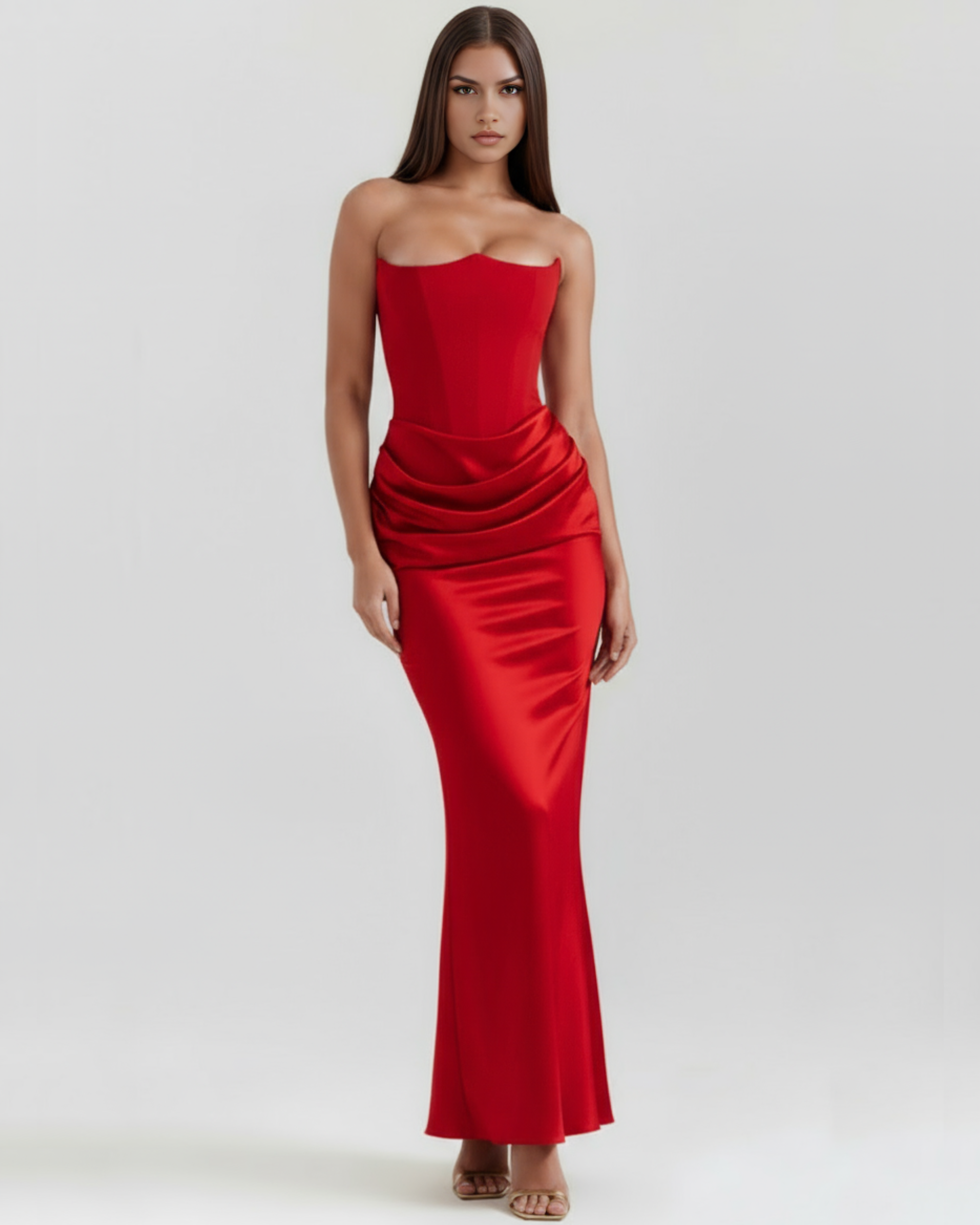 Corset Dress | Almond Muse Style, Boned Bodice, Glamorous Events ICYBOO