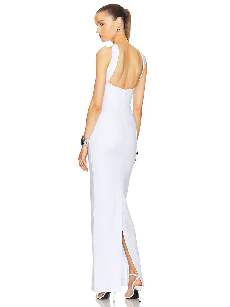 Clémence Strapless Evening Maxi Dress
