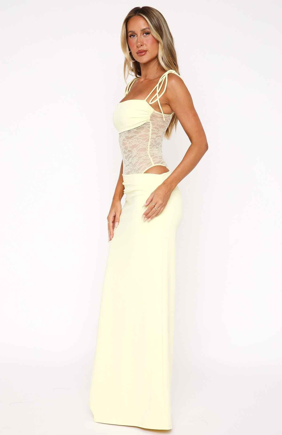 Brietta | Women's Sleeveless Lace Maxi Summer Dress