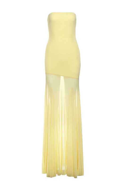 Melody | Women's Strapless Maxi Wedding Guest Dress