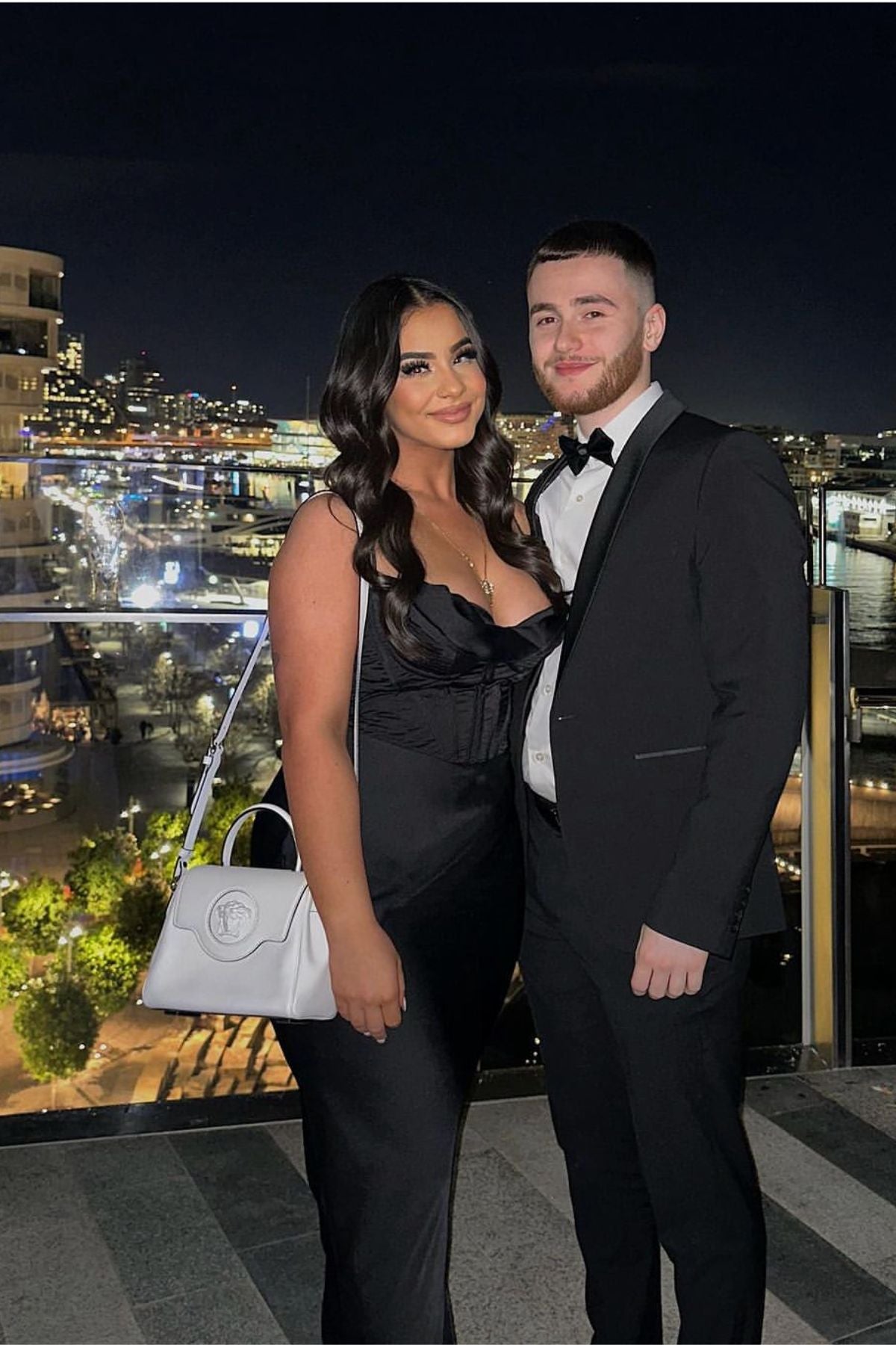 Charmaine Corset Gown in Black - ICYBOO