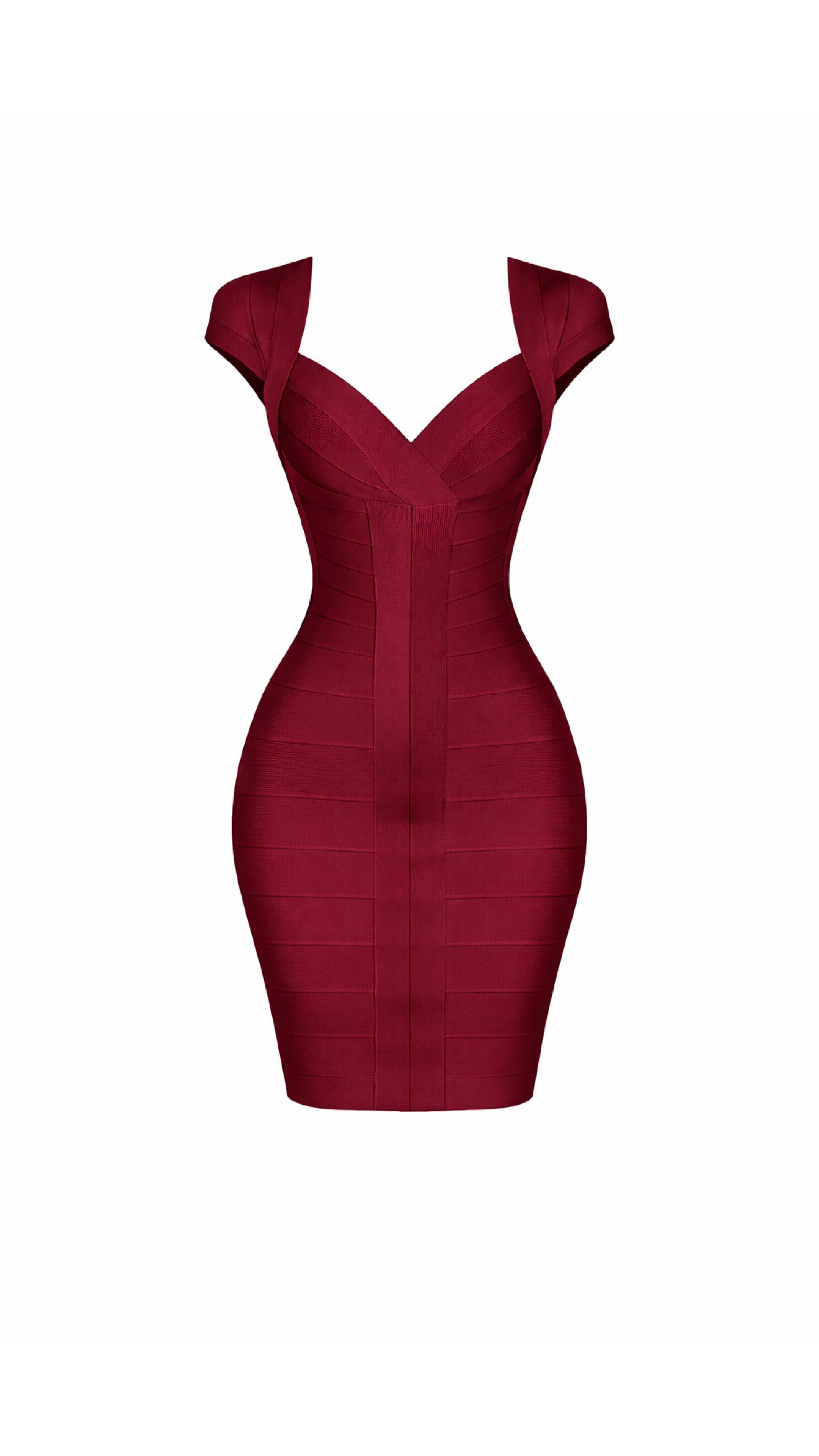 Aysha Deep V Bandage Mini Dress - ICYBOO