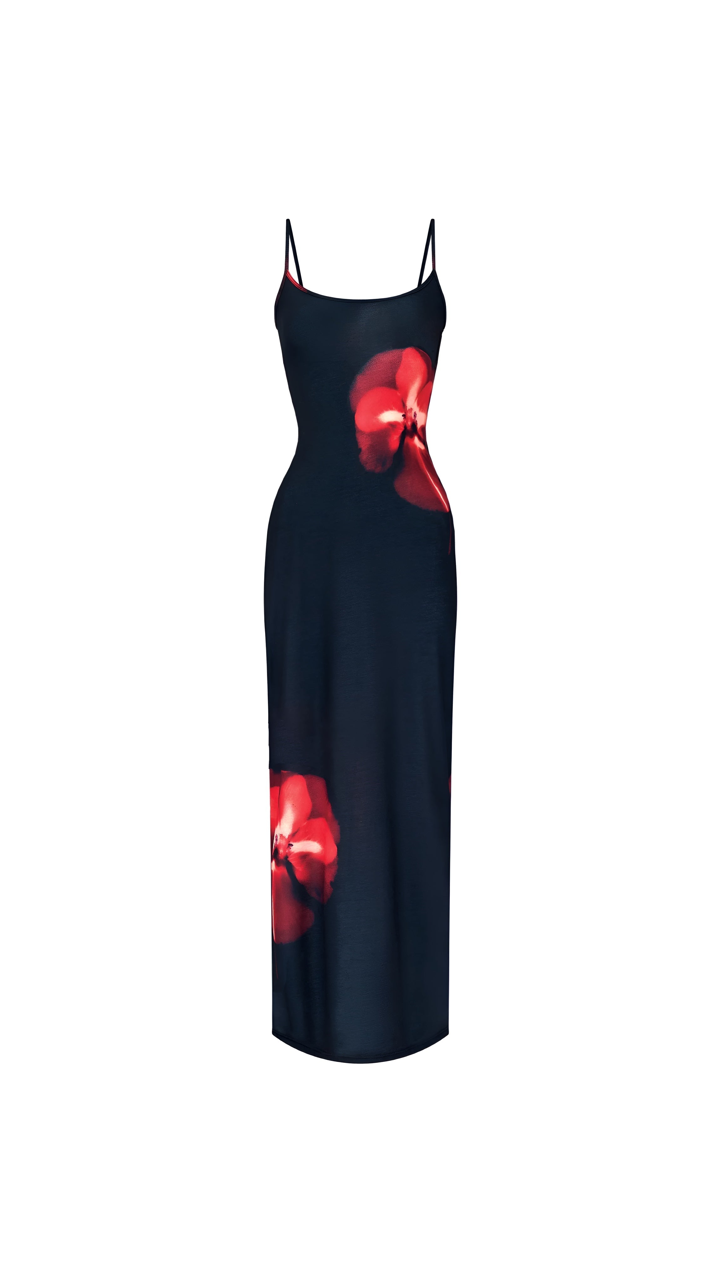 Ari Midnight Floral Maxi Dress - ICYBOO