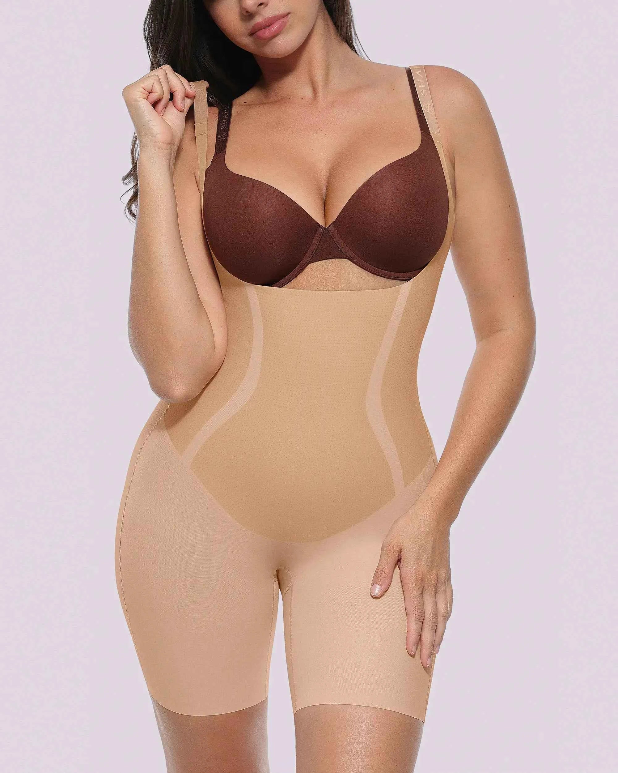 Curve Code Bodysuit - Black LYCRA®FitSense™ Shaping