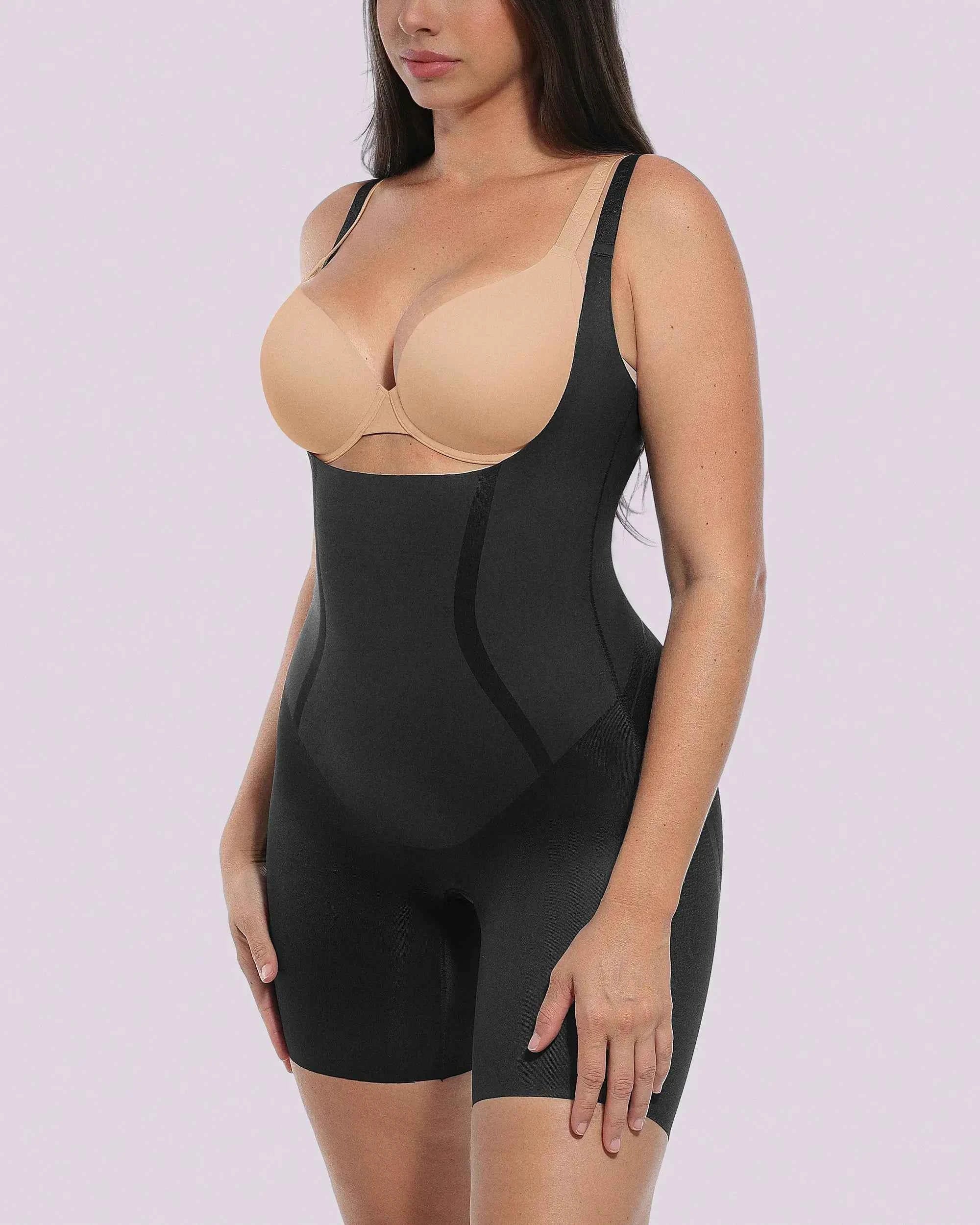 Curve Code Bodysuit - Black LYCRA®FitSense™ Shaping
