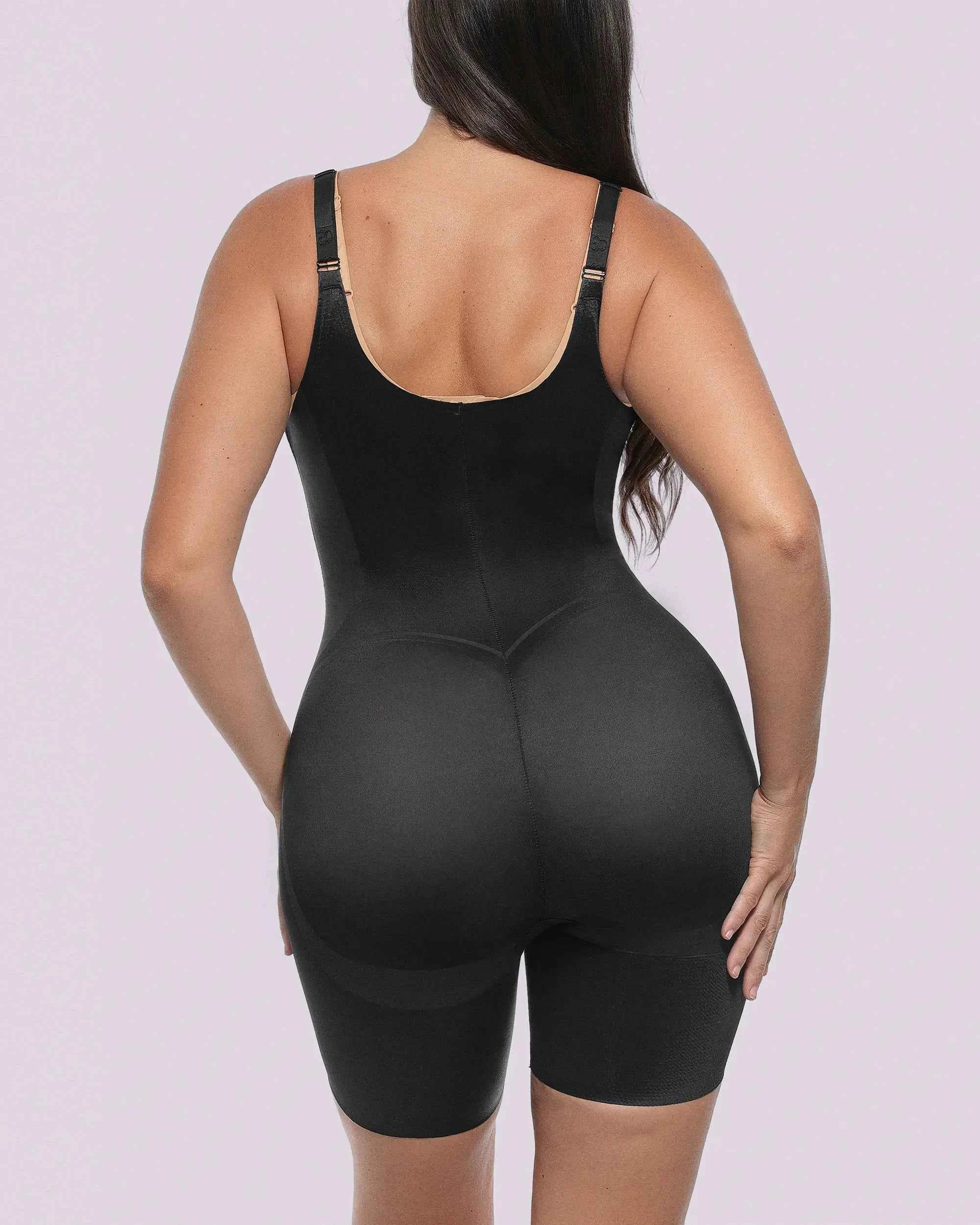 Curve Code Bodysuit - Black LYCRA®FitSense™ Shaping