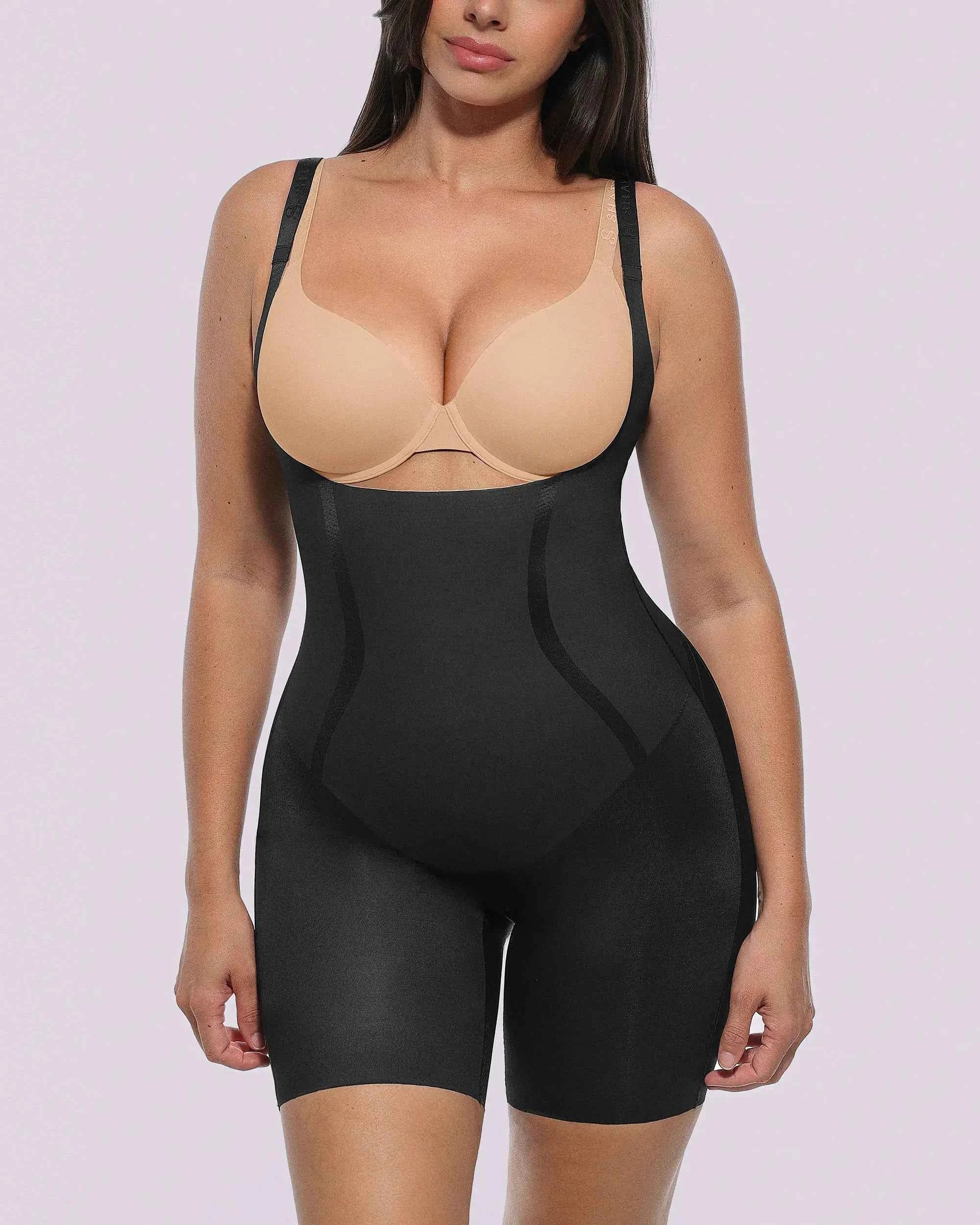 Curve Code Bodysuit - Black LYCRA®FitSense™ Shaping