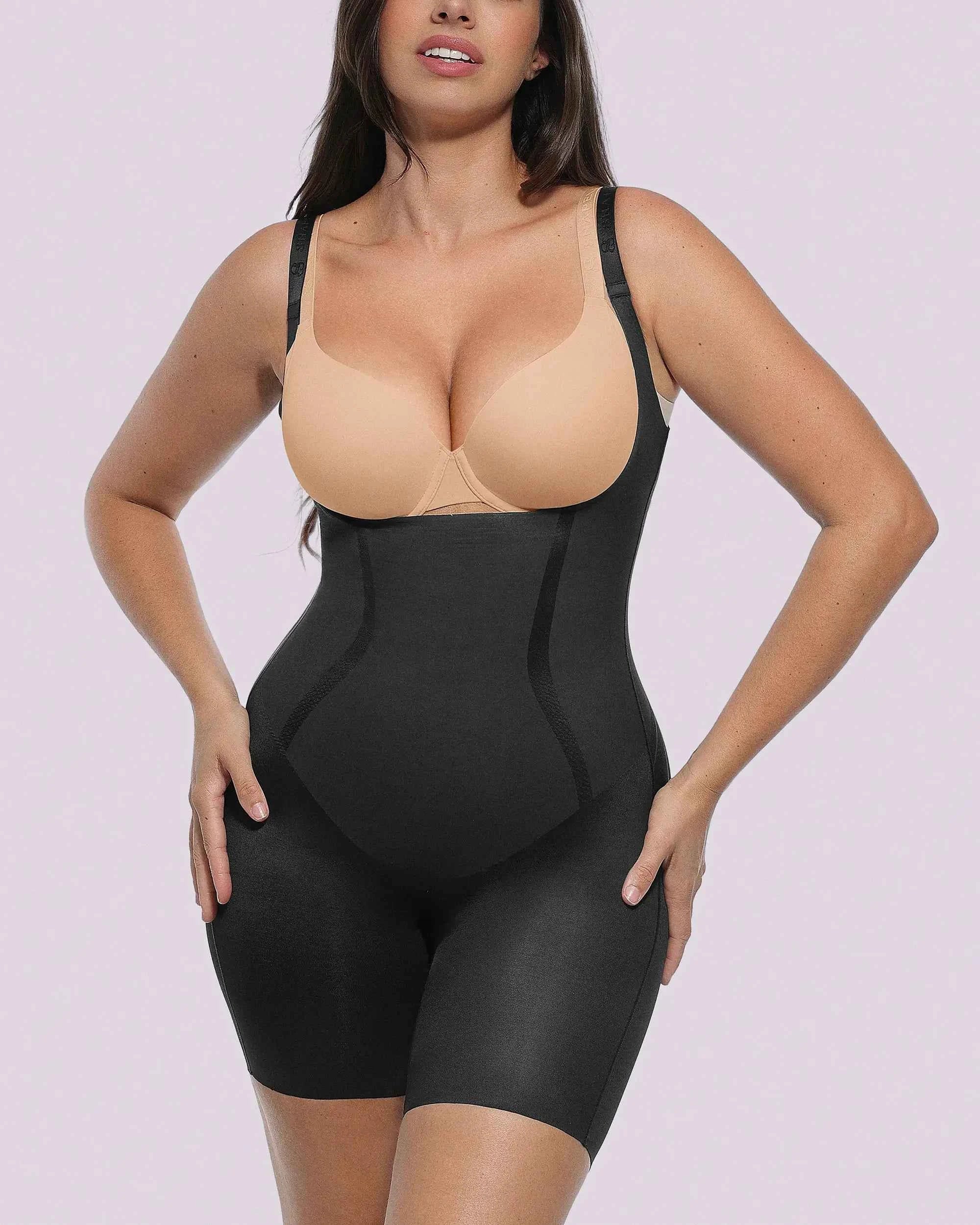 Curve Code Bodysuit - Black LYCRA®FitSense™ Shaping