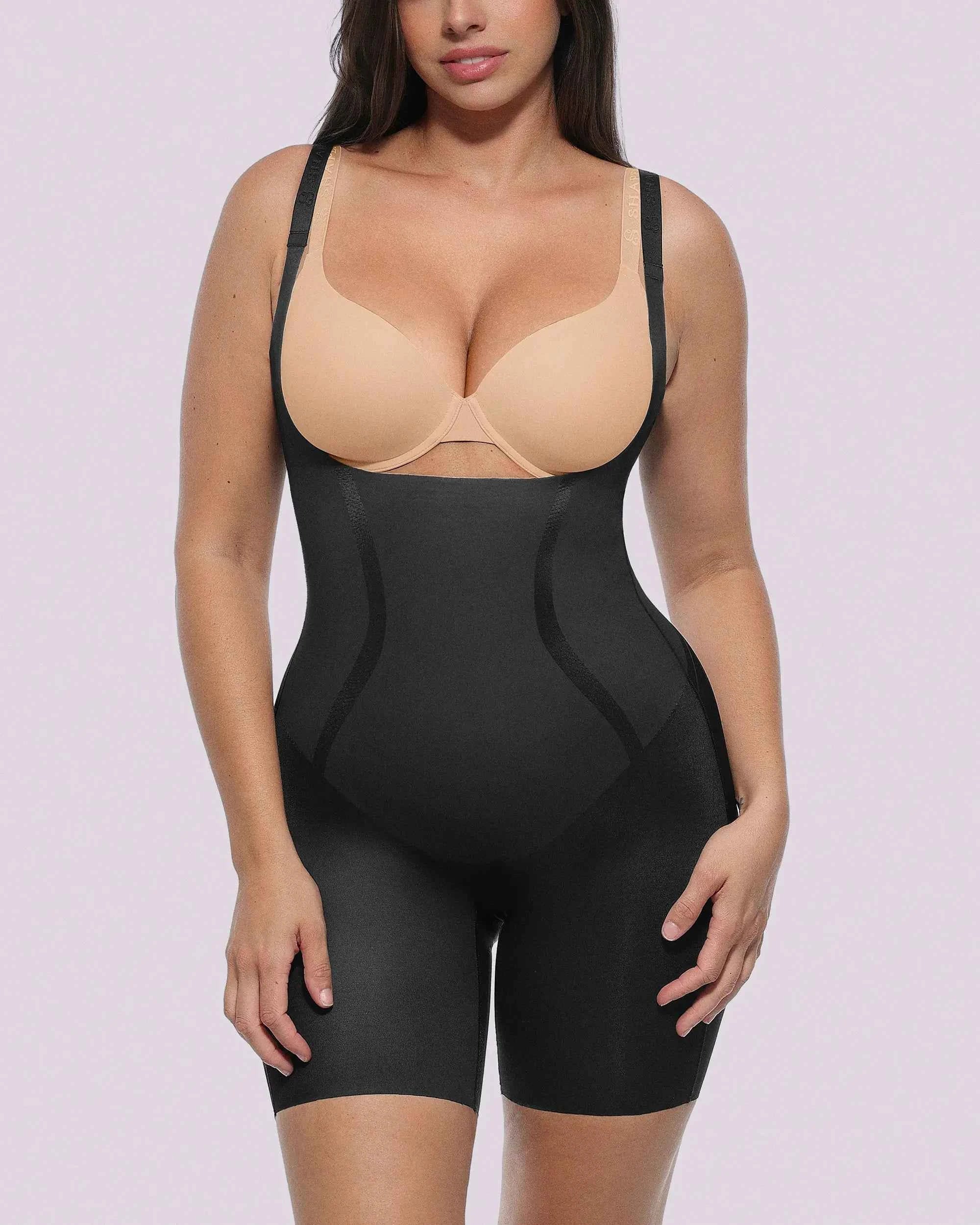 Curve Code Bodysuit - Black LYCRA®FitSense™ Shaping
