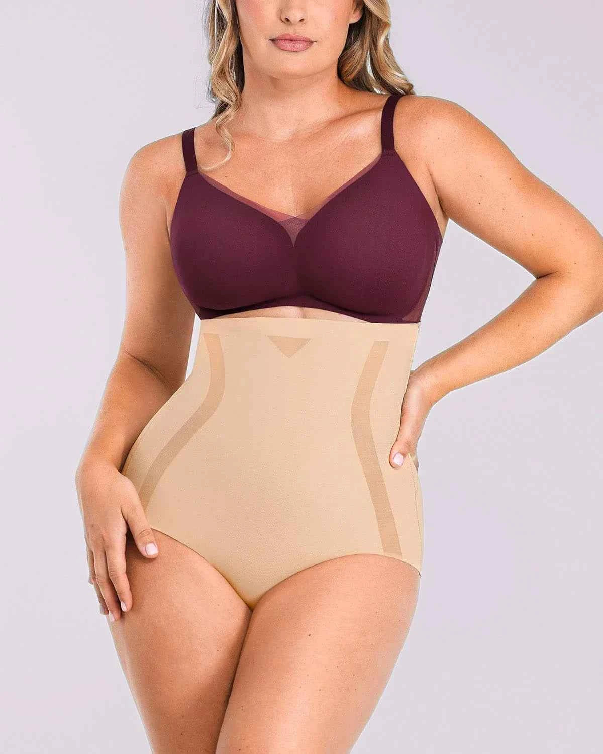 Curve Code™ High-Waisted Brief - Black Smoothing Shapewear