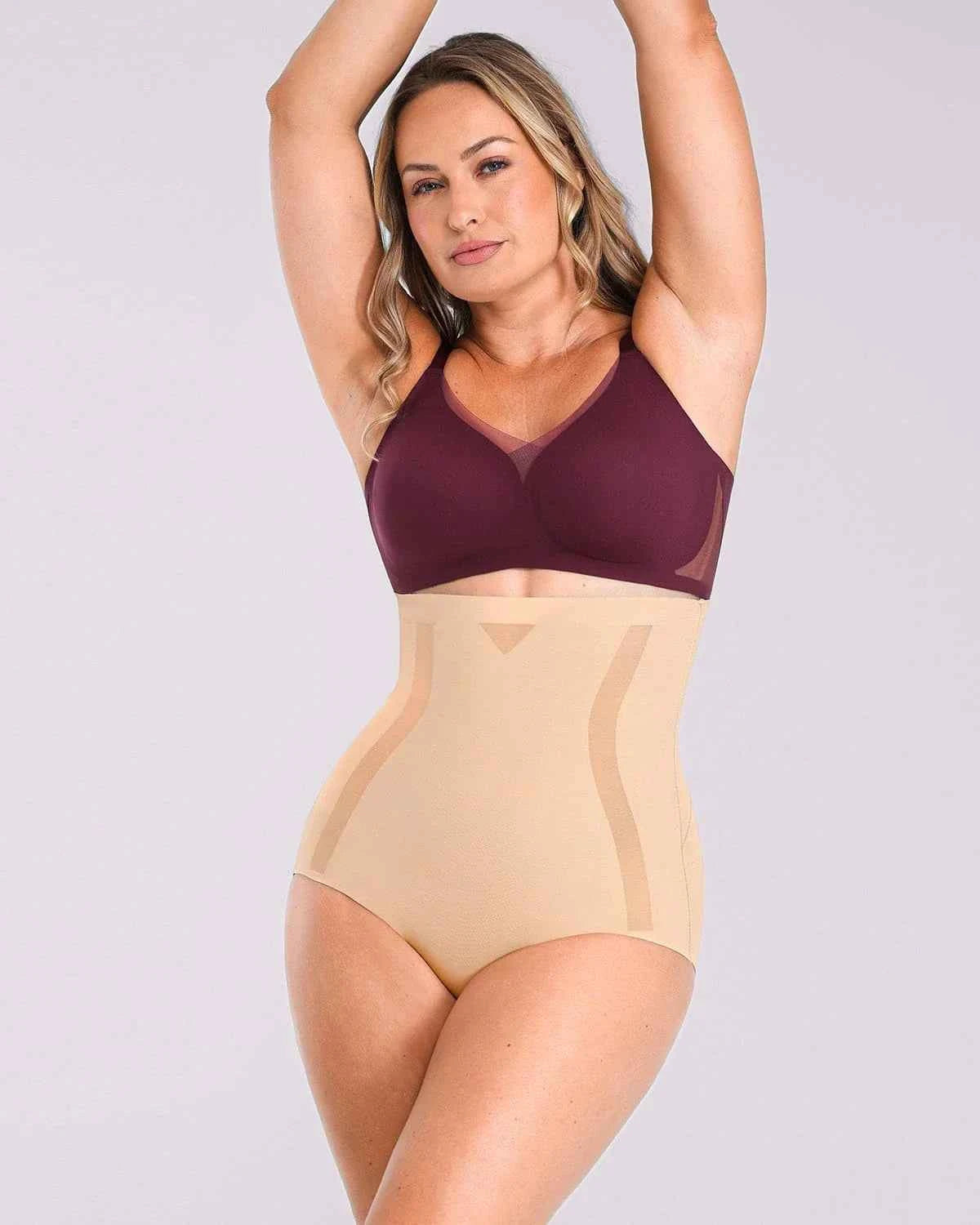Curve Code™ High-Waisted Brief - Black Smoothing Shapewear