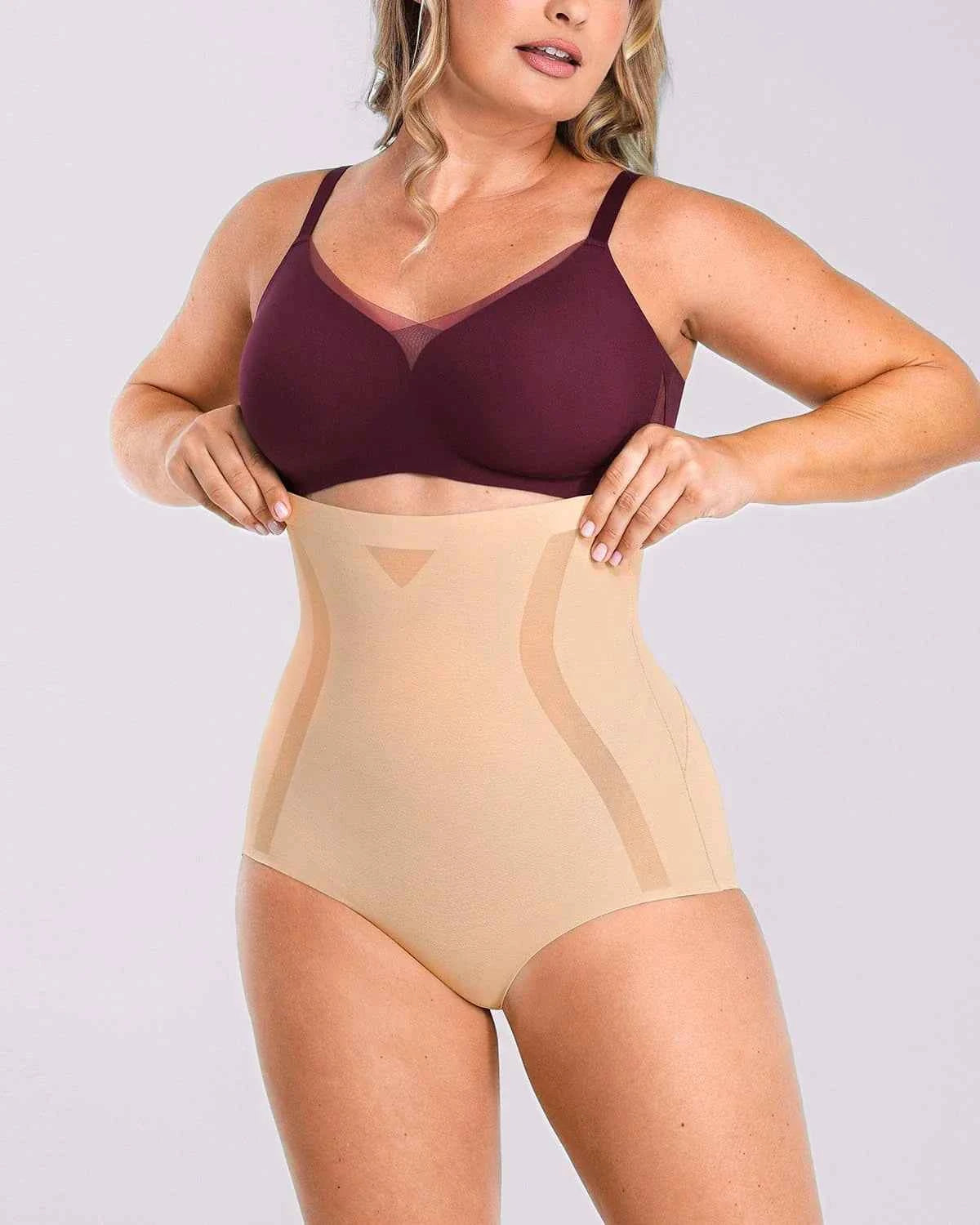 Curve Code™ High-Waisted Brief - Black Smoothing Shapewear