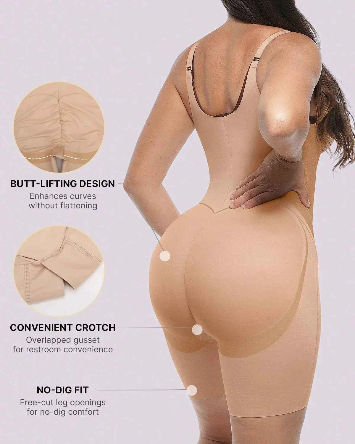 Curve Code Bodysuit - Black LYCRA®FitSense™ Shaping