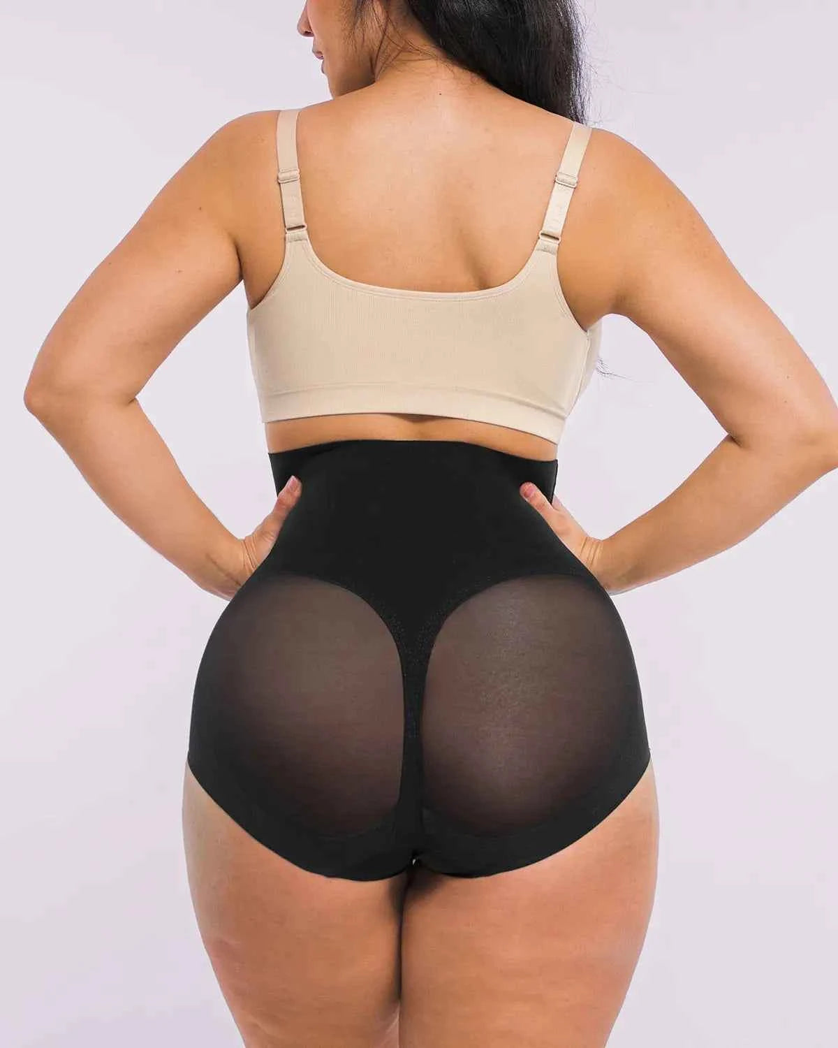Curve Code™ High-Waisted Brief - Black Smoothing Shapewear
