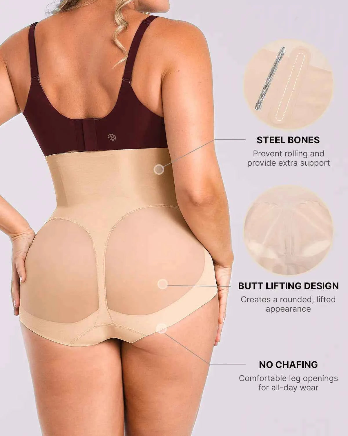 Curve Code™ High-Waisted Brief - Black Smoothing Shapewear