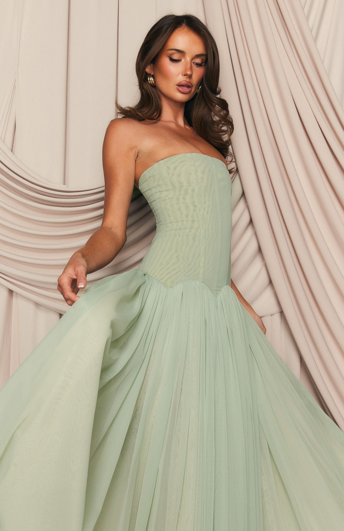Magic Muse Maxi Dress Mint - ICYBOO
