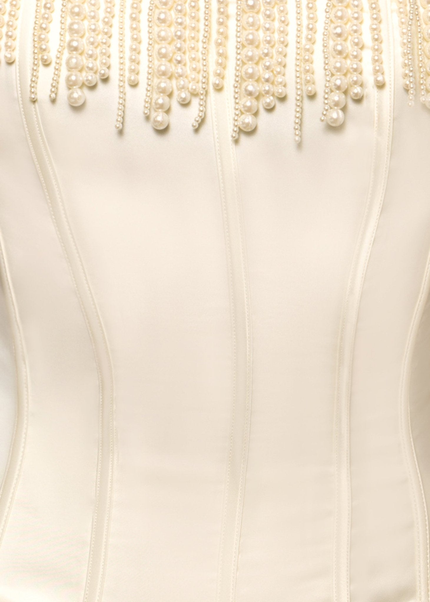 Love Anthem Pearl Trim Two Piece - Ivory