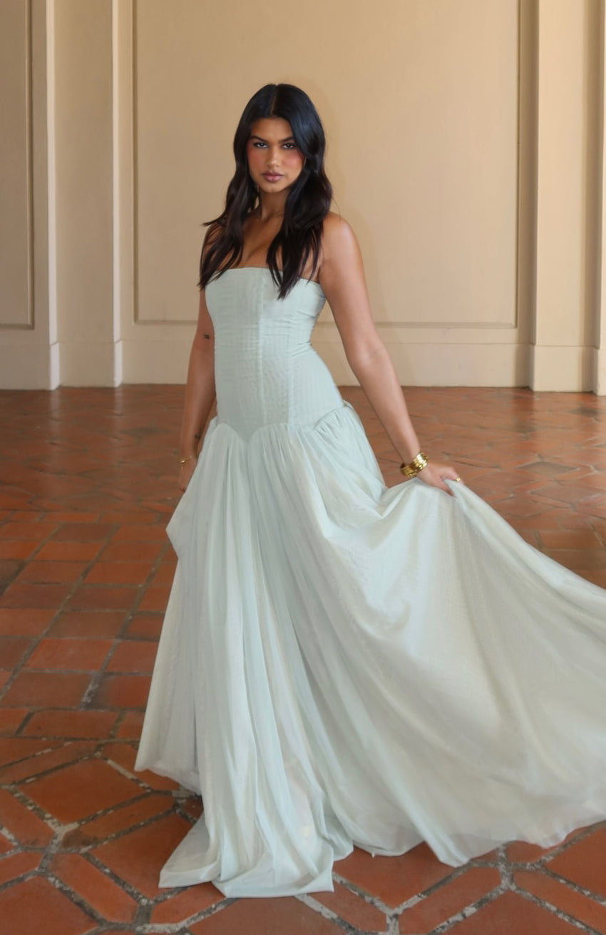Magic Muse Maxi Dress Mint - ICYBOO