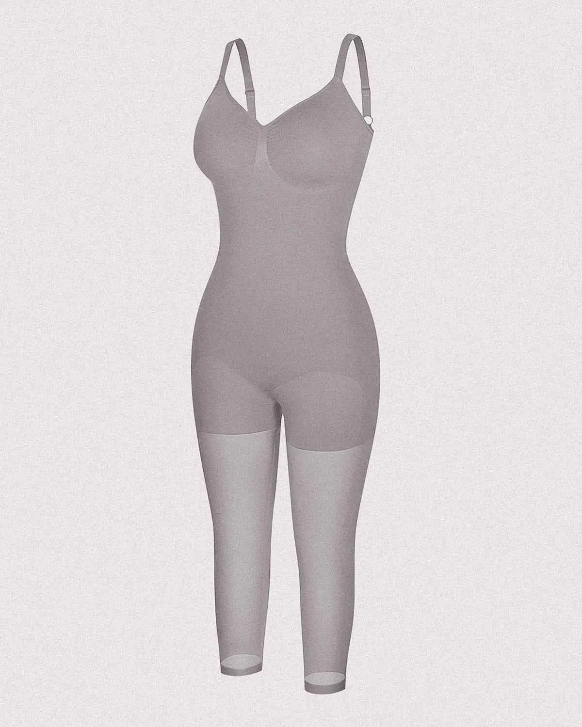 MistWeave Maxi Dress - Black Seamless Shapewear