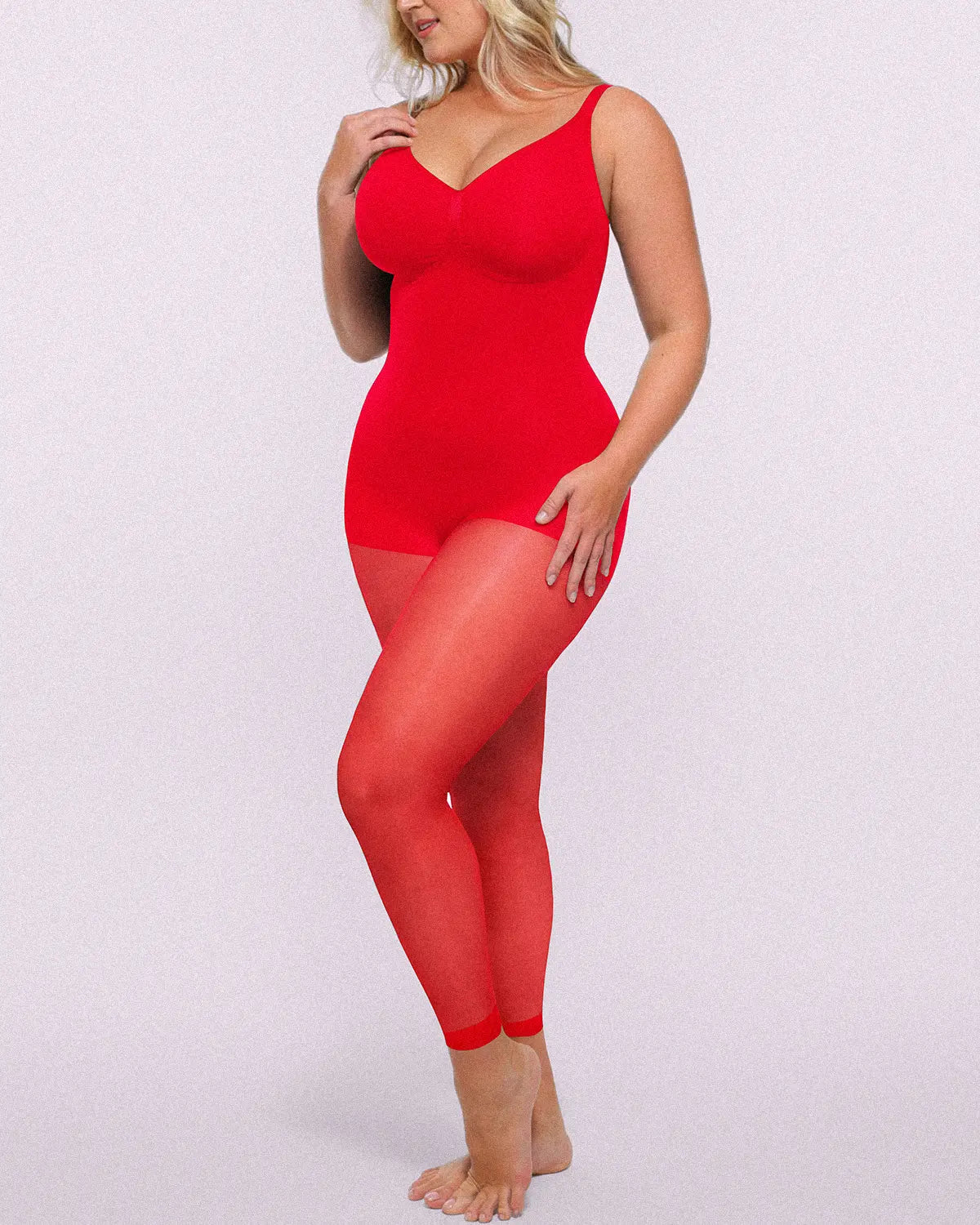 MistWeave Maxi Dress - Black Seamless Shapewear - ICYBOO