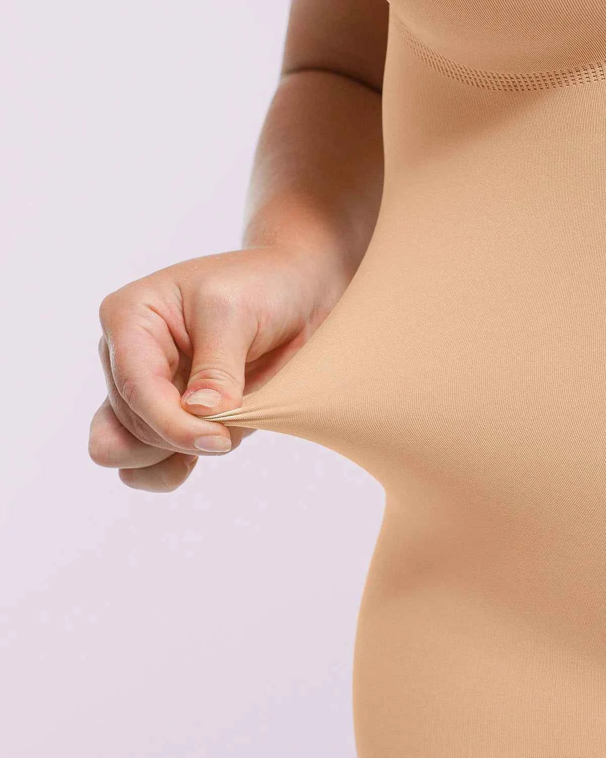 MistWeave Maxi Dress - Black Seamless Shapewear