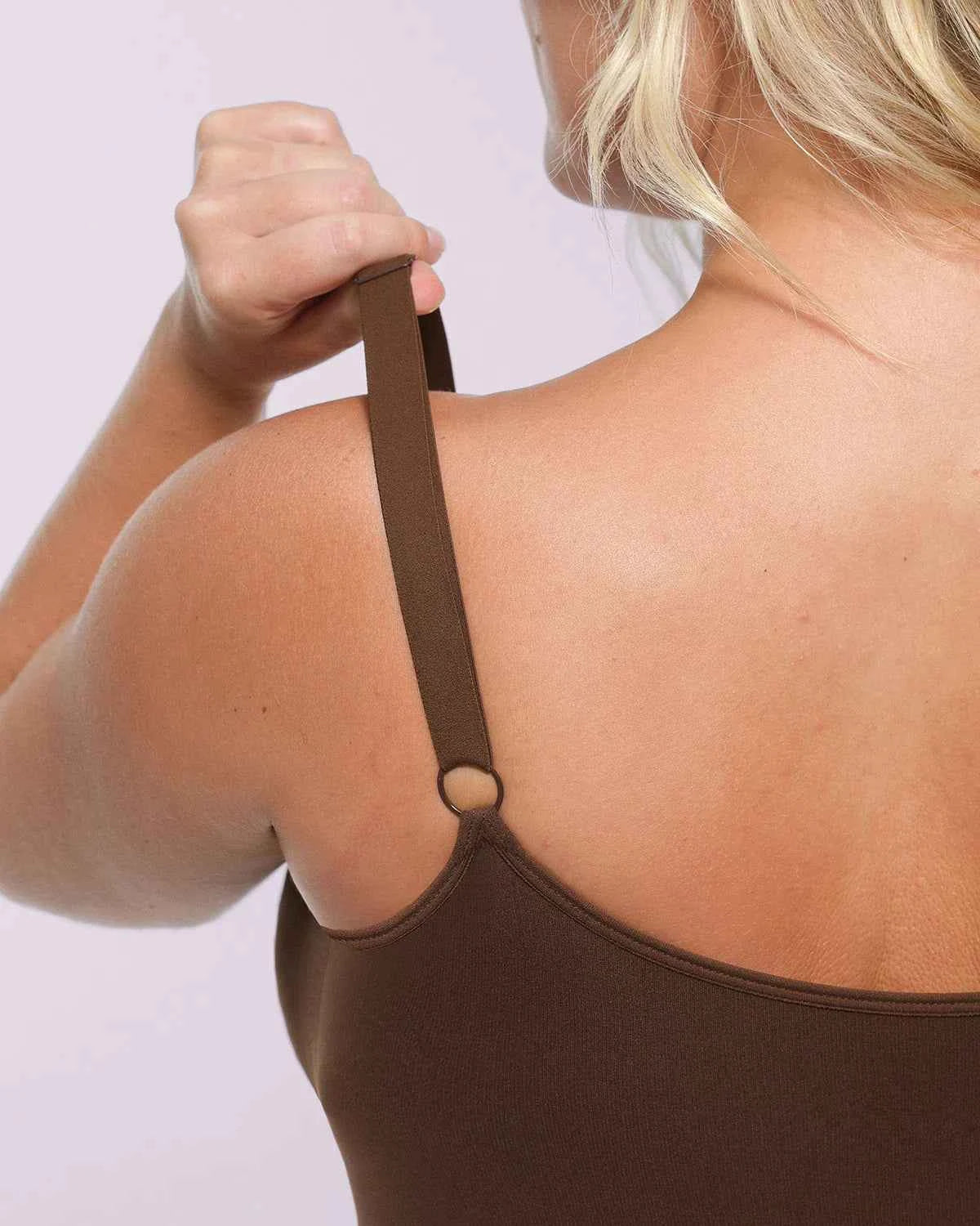 MistWeave Maxi Dress - Black Seamless Shapewear