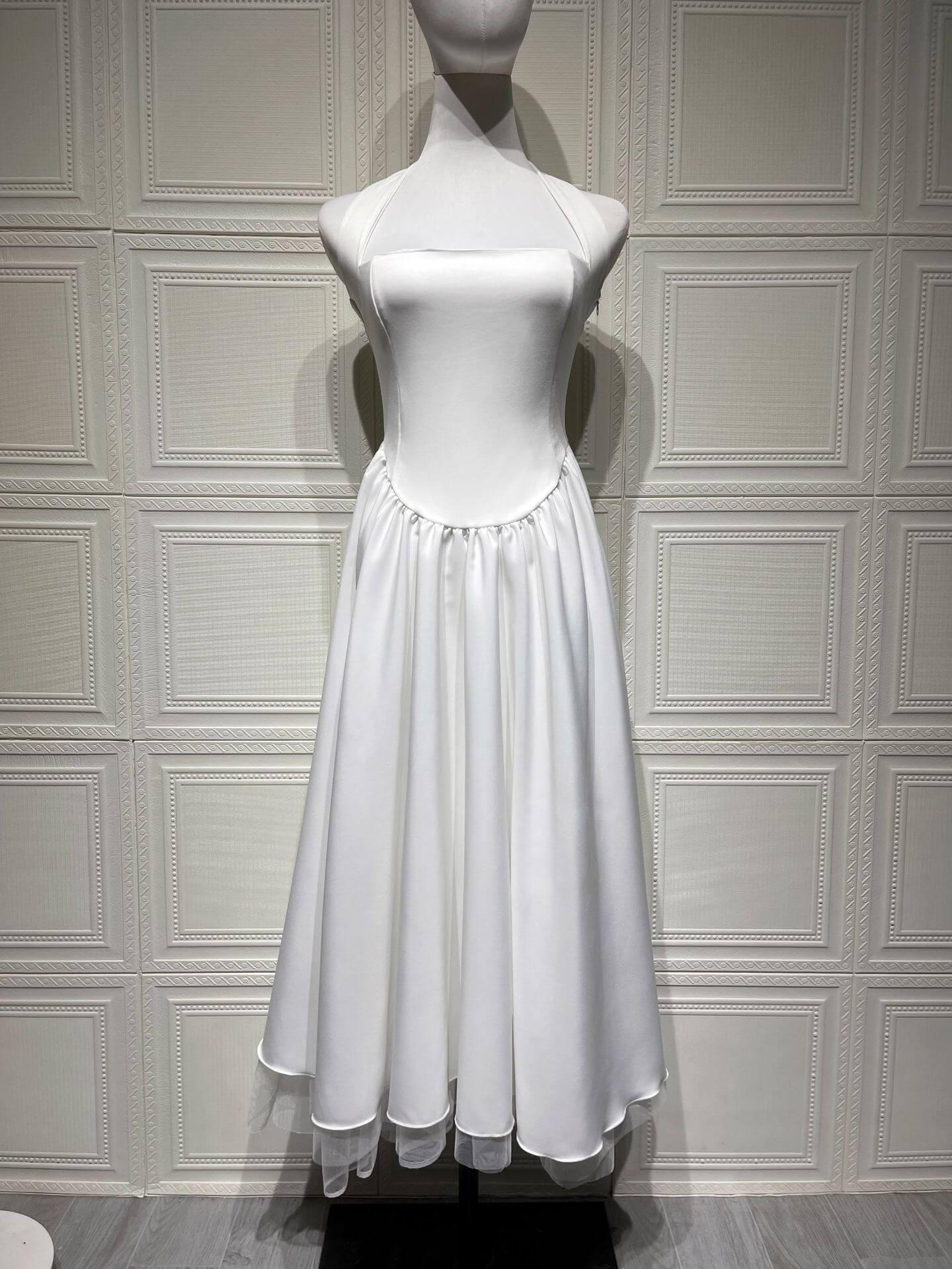 Margaux Halter Neck Midi Dress