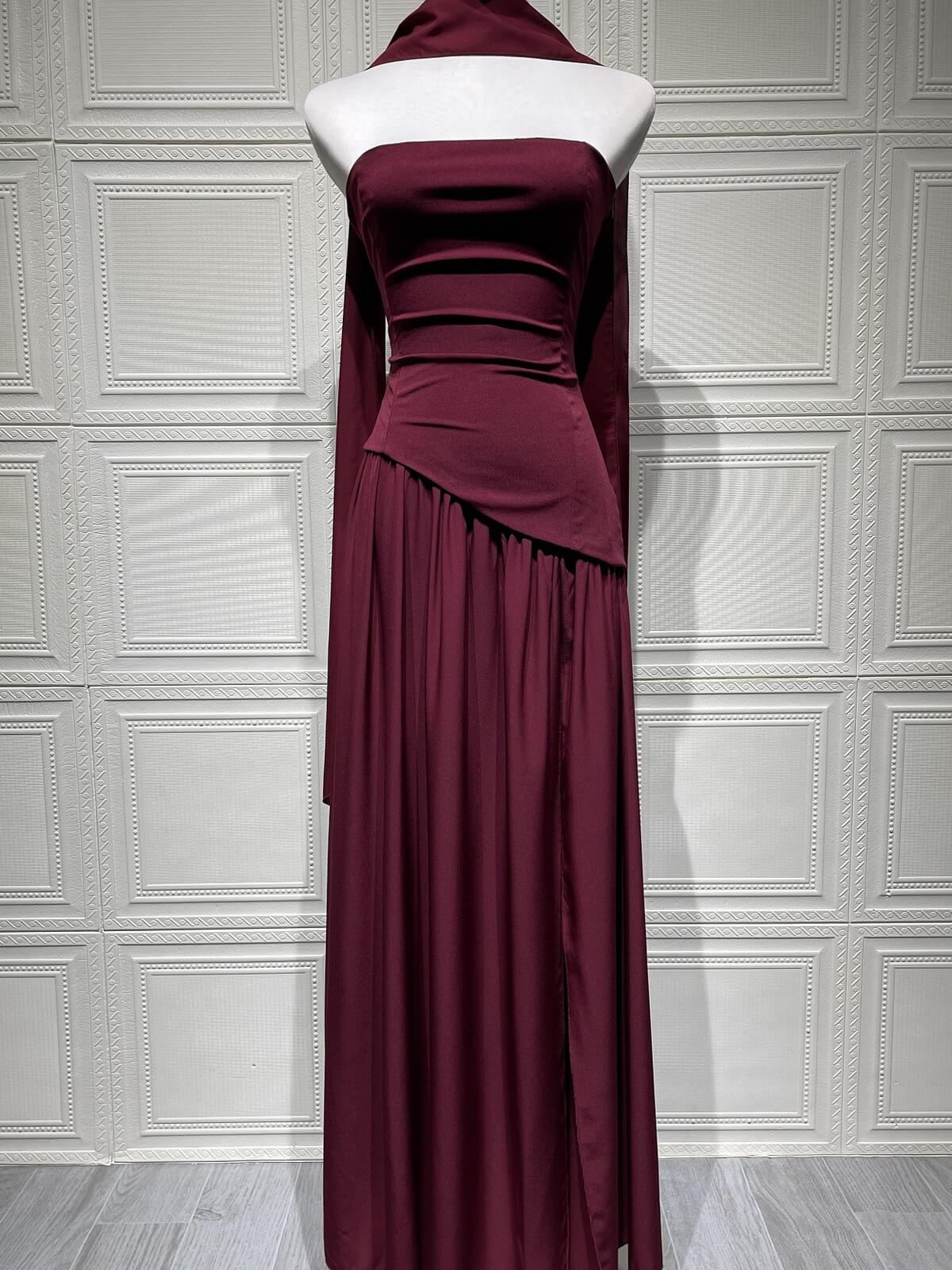 Solène Asymmetrical Maxi Gown