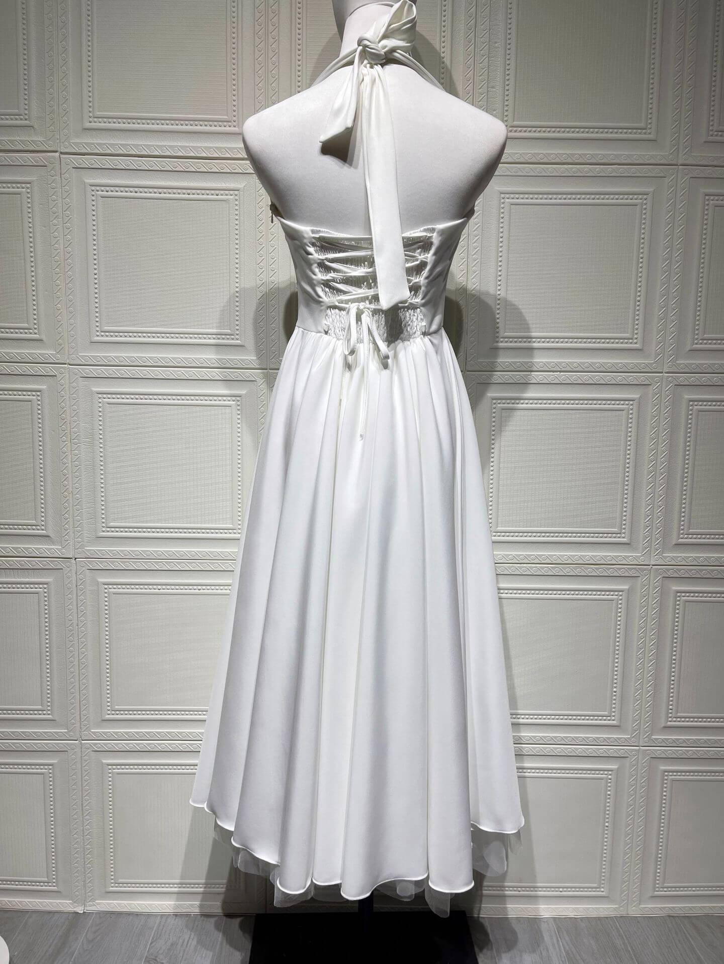 Margaux Halter Neck Midi Dress