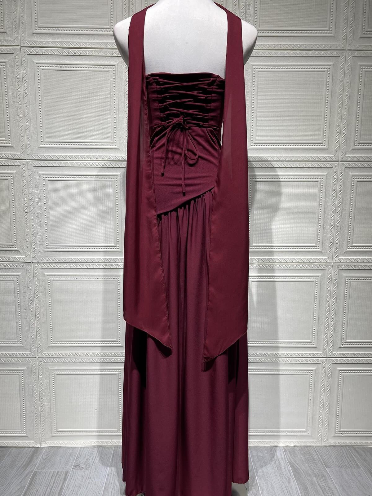 Solène Asymmetrical Maxi Gown