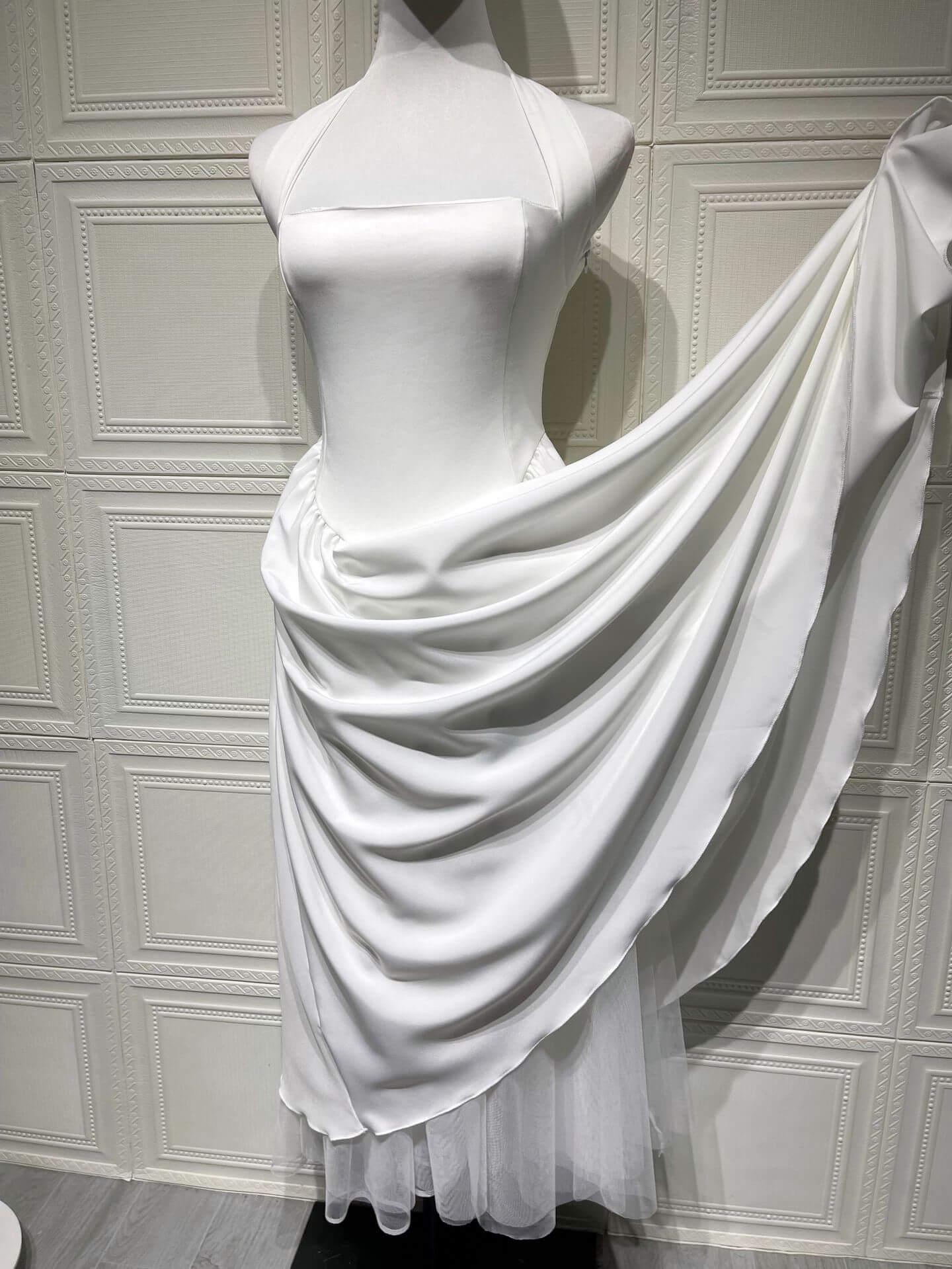 Margaux Halter Neck Midi Dress