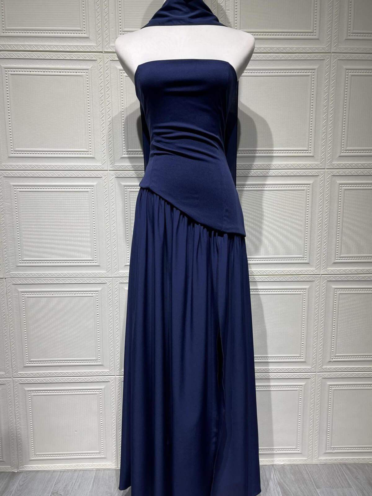 Solène Asymmetrical Maxi Gown