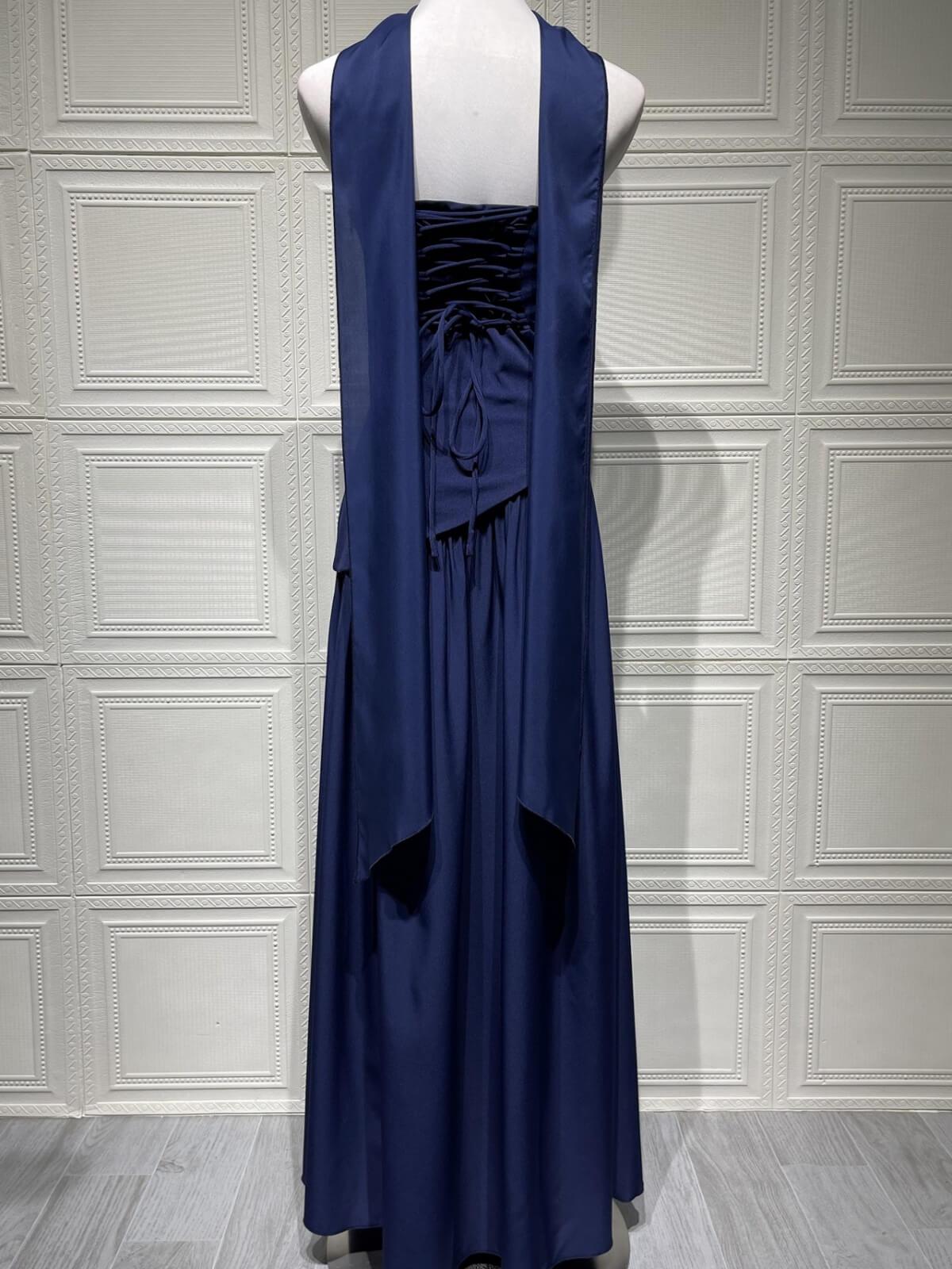Solène Asymmetrical Maxi Gown
