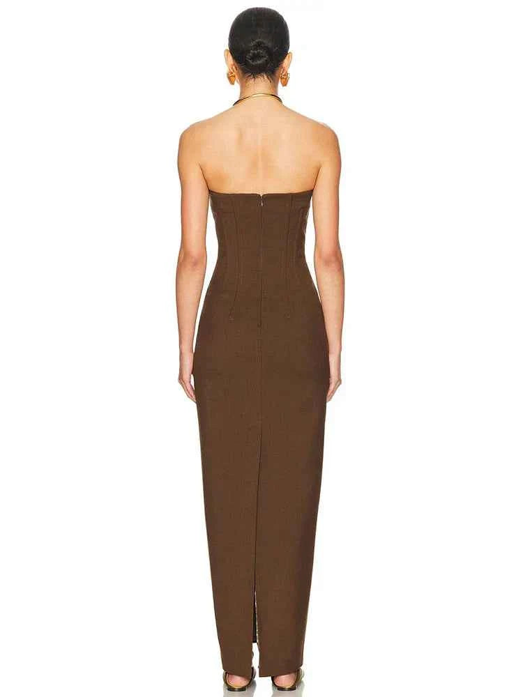 Brielle Strapless Bodycon Maxi Dress