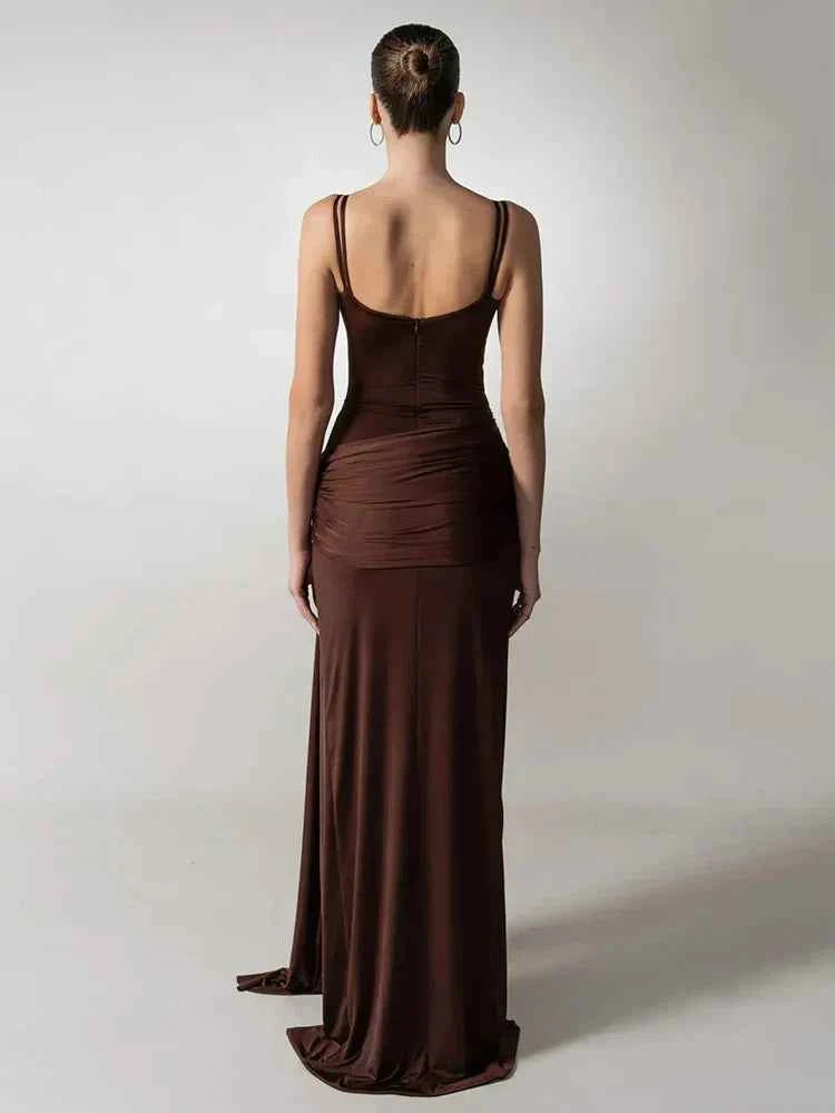 Paloma Multi-Strap Cut-Out Maxi Dress