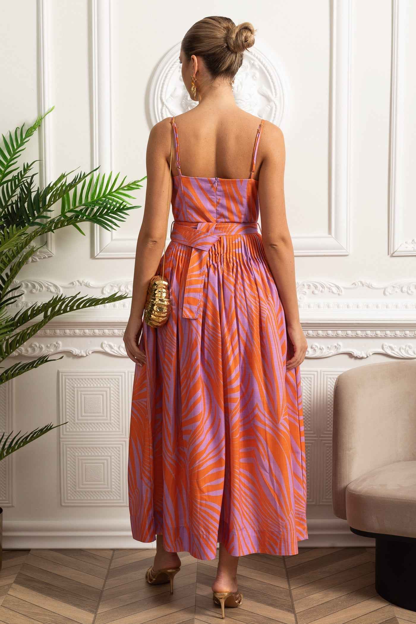 Pleated Bust | PLEATED FITTED MIDI PARTY COCKTAIL DRESS