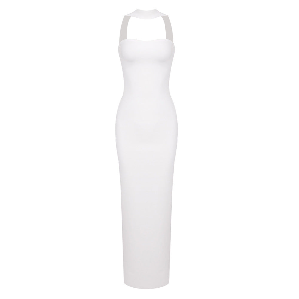 Clémence Strapless Evening Maxi Dress