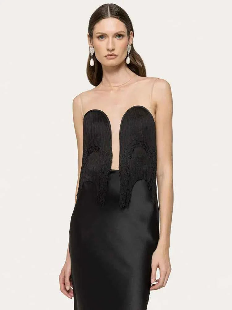 Marina Strapless Maxi Dress