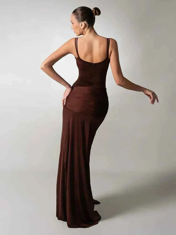 Paloma Multi-Strap Cut-Out Maxi Dress