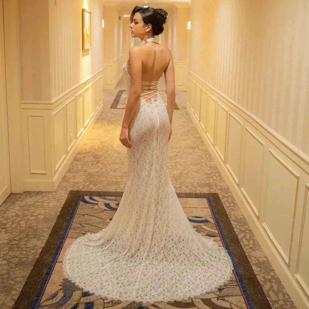 Tatiana Halter Backless Maxi Dress