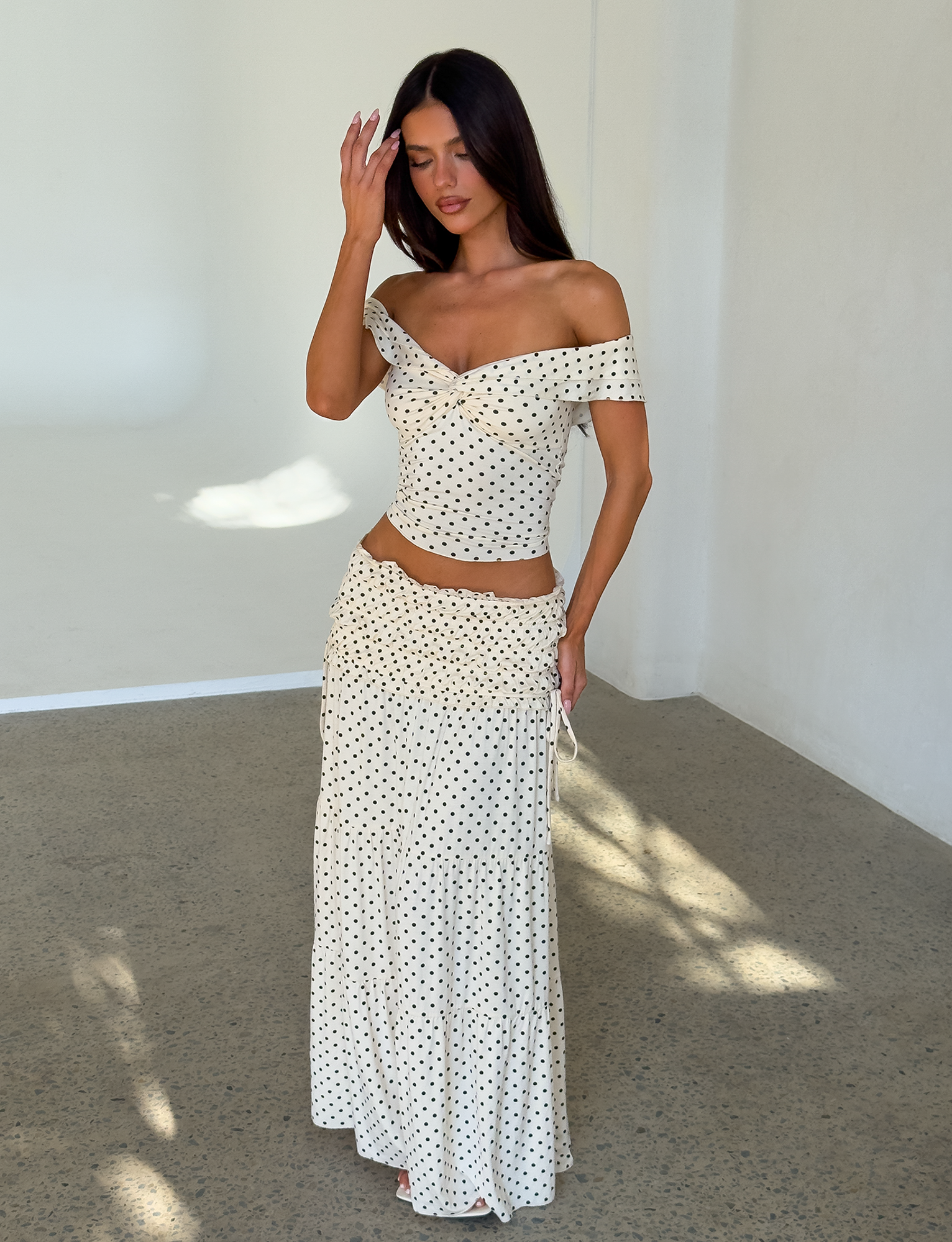 Denali | TIERED PRINT MAXI CASUAL SUMMER DRESS - ICYBOO