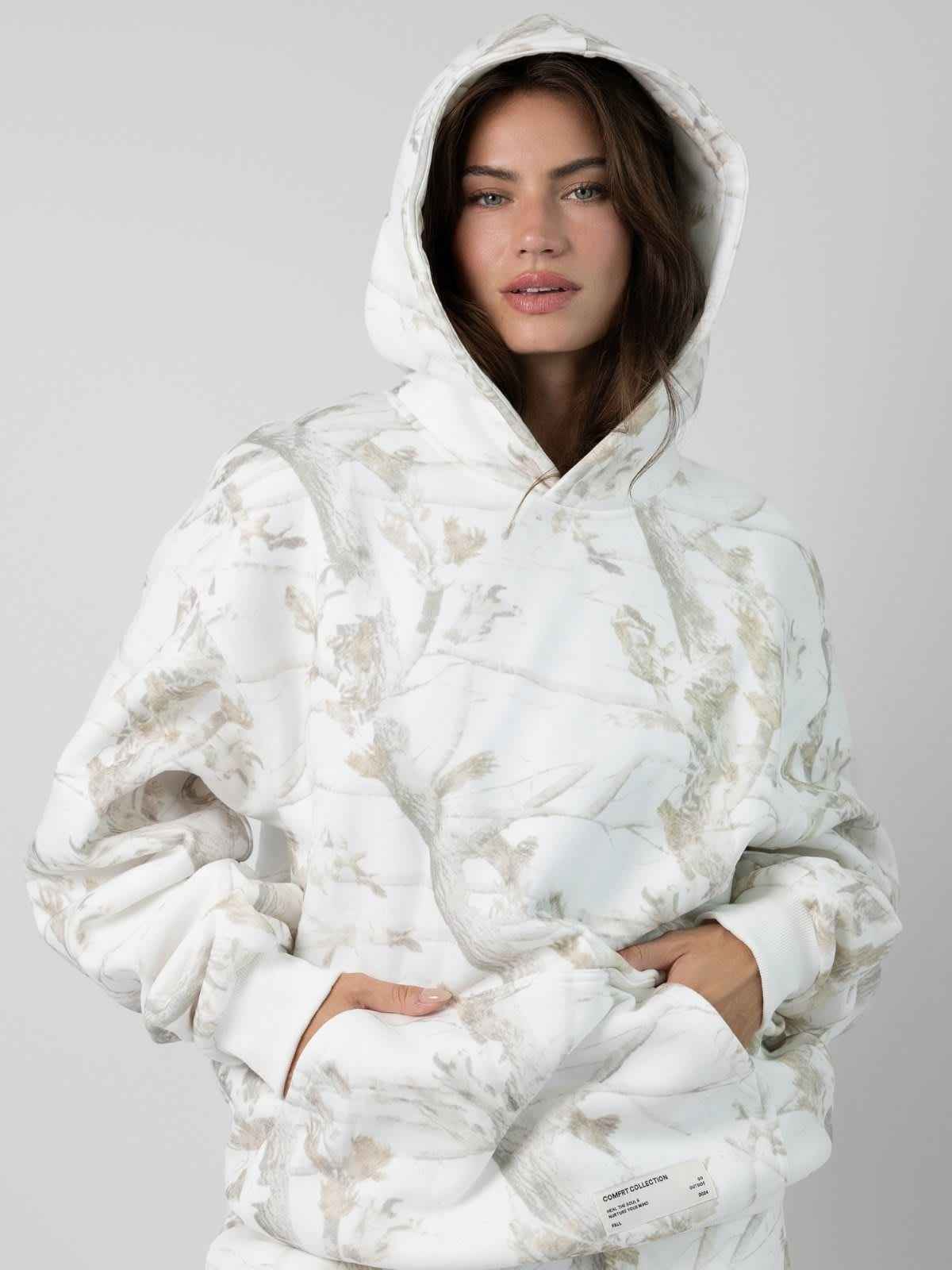 Camo Heavyweight Fleece Hoodie Mega
