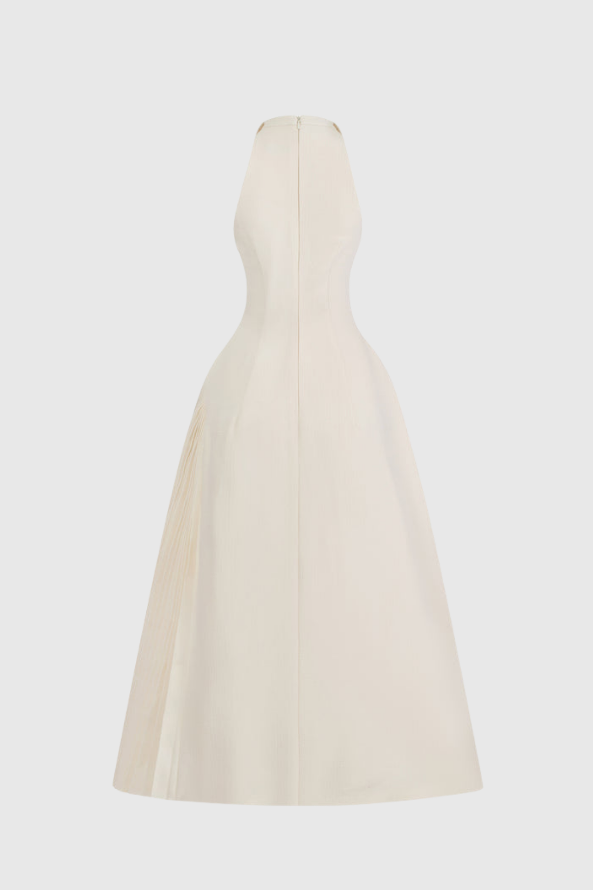 Zion Ruched Deconstruct Maxi Formal Dress - White