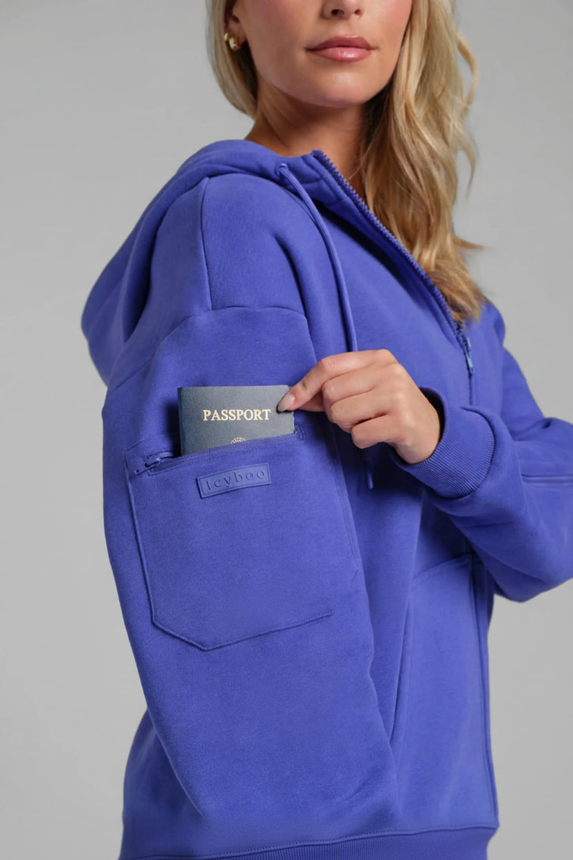 Airplane Mode Zip Hoodie Mega