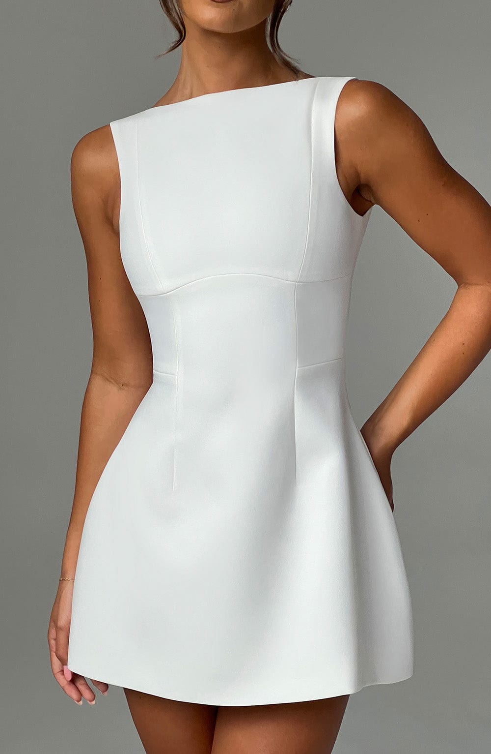 Ivory Alana Mini Dress - ICYBOO