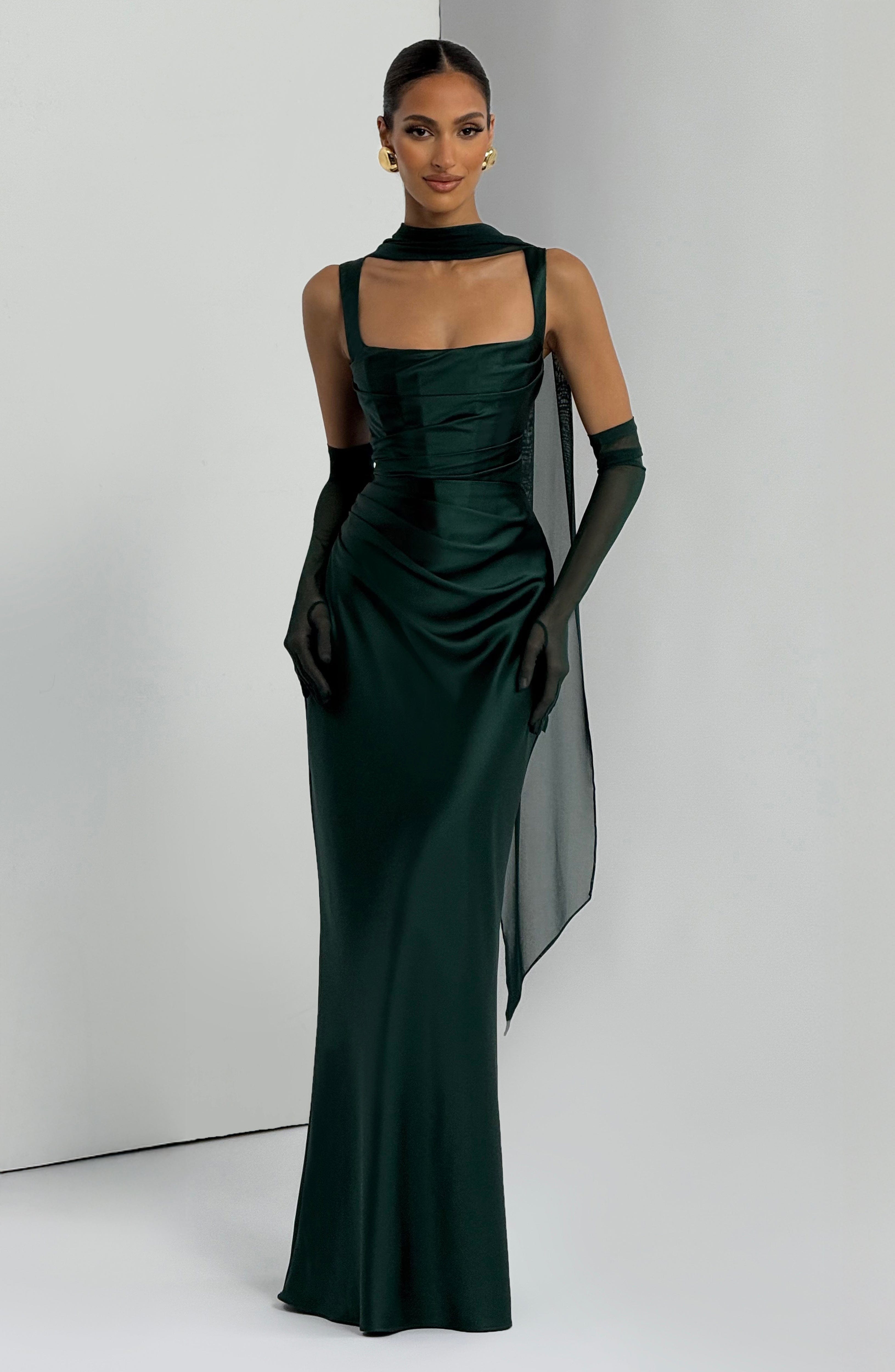 Emerald Calanthe Maxi Dress - ICYBOO