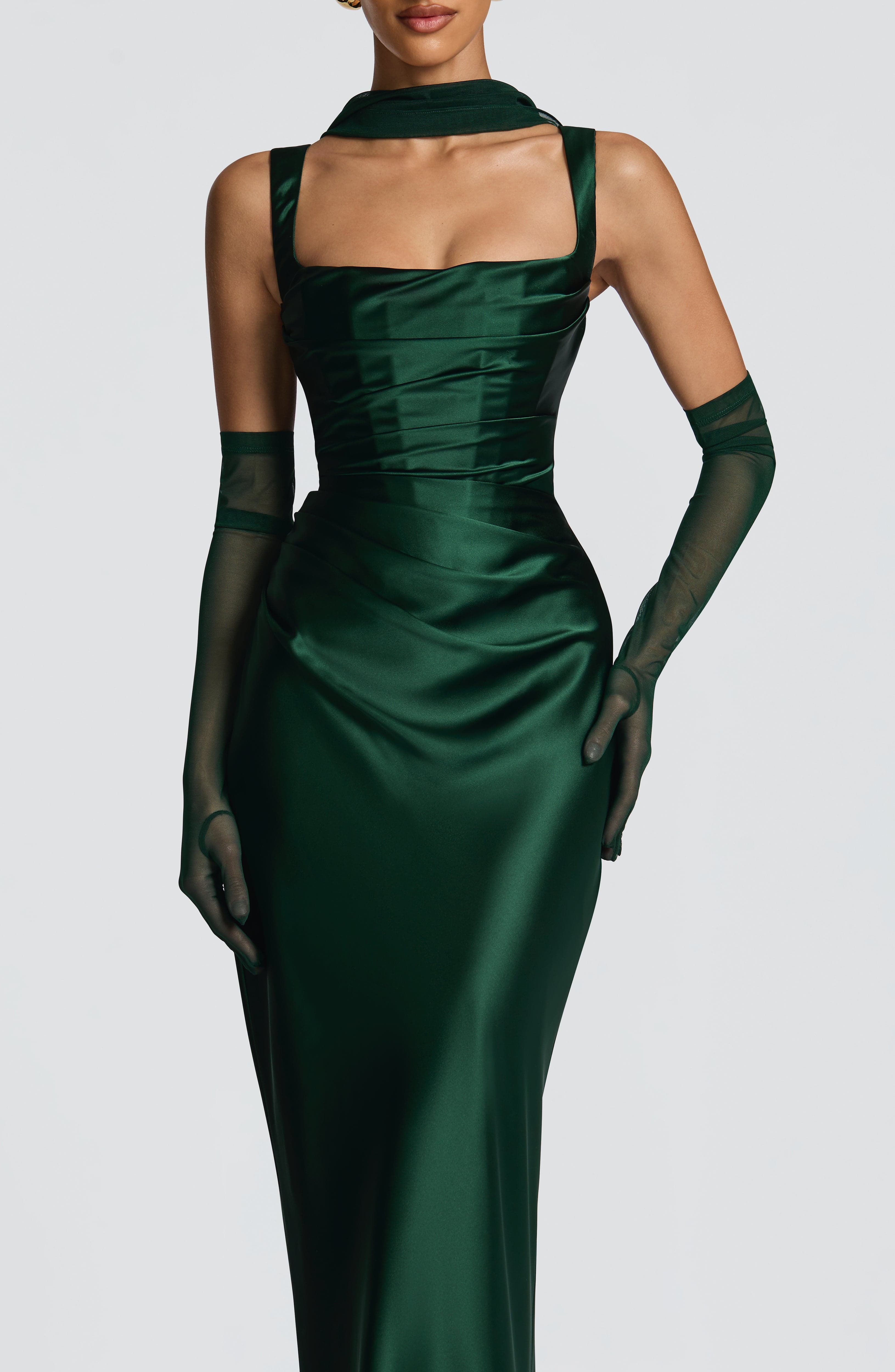 Emerald Calanthe Maxi Dress - ICYBOO