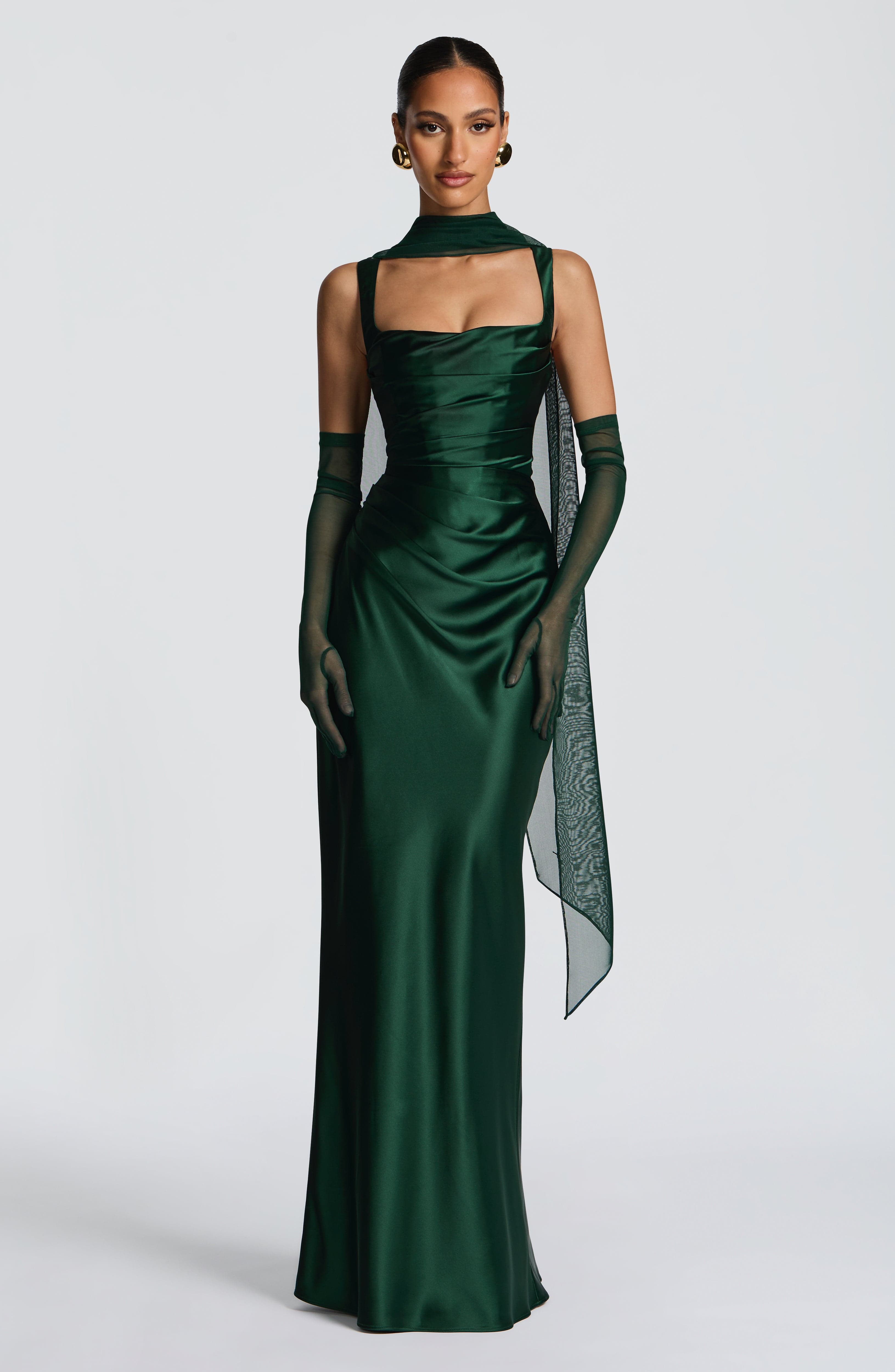Emerald Calanthe Maxi Dress - ICYBOO