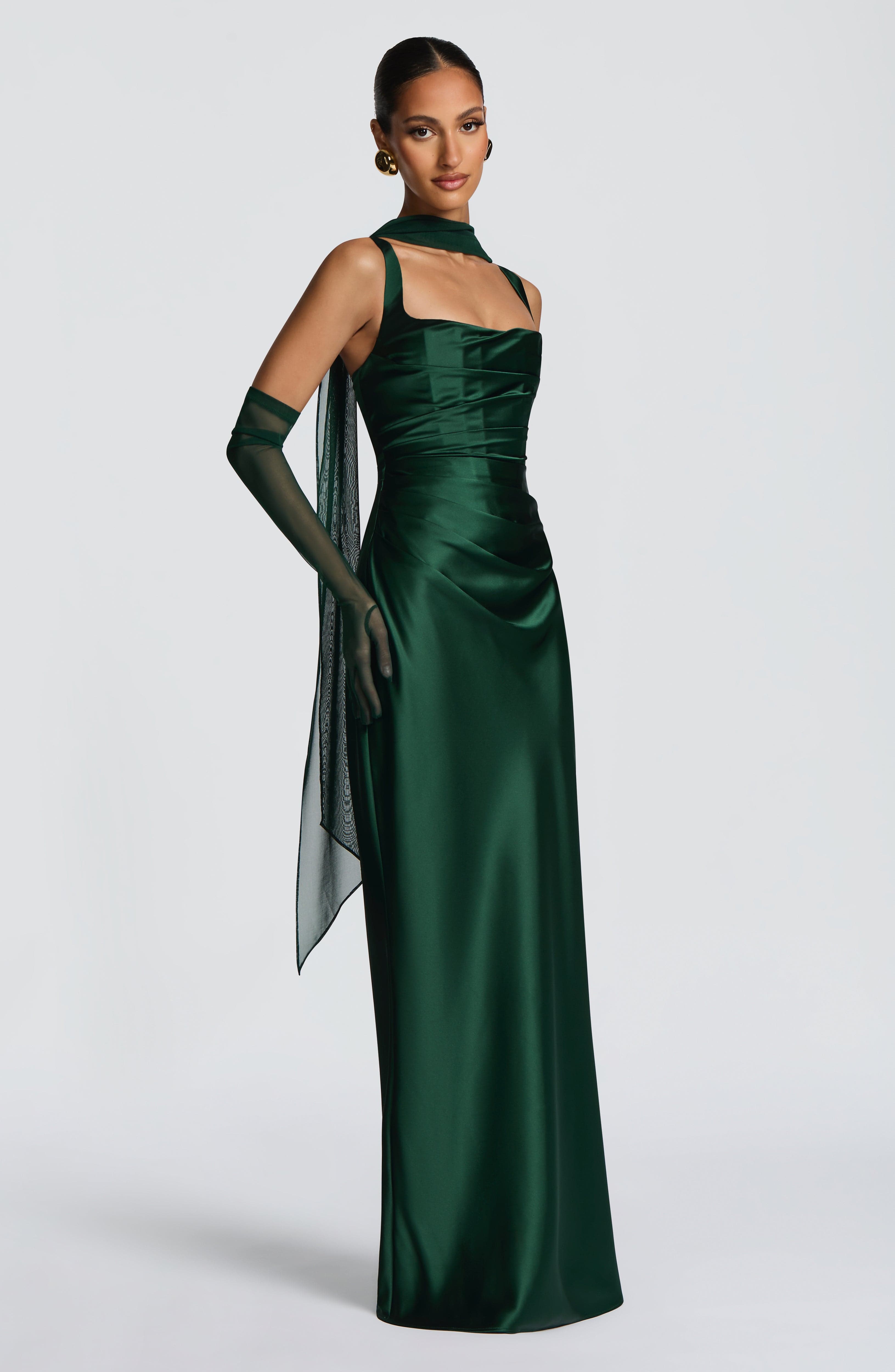Emerald Calanthe Maxi Dress - ICYBOO